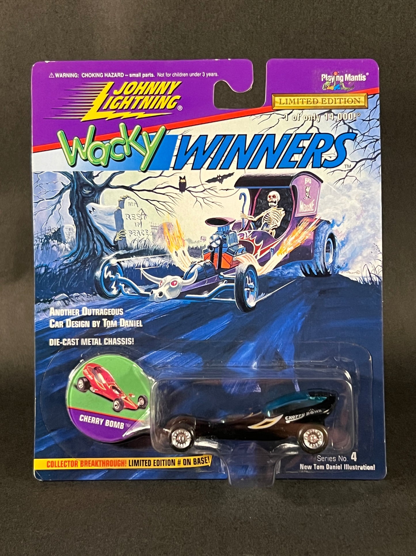 1996 Johnny Lightning Wacky Winners Series 4 Cherry Bomb, Black