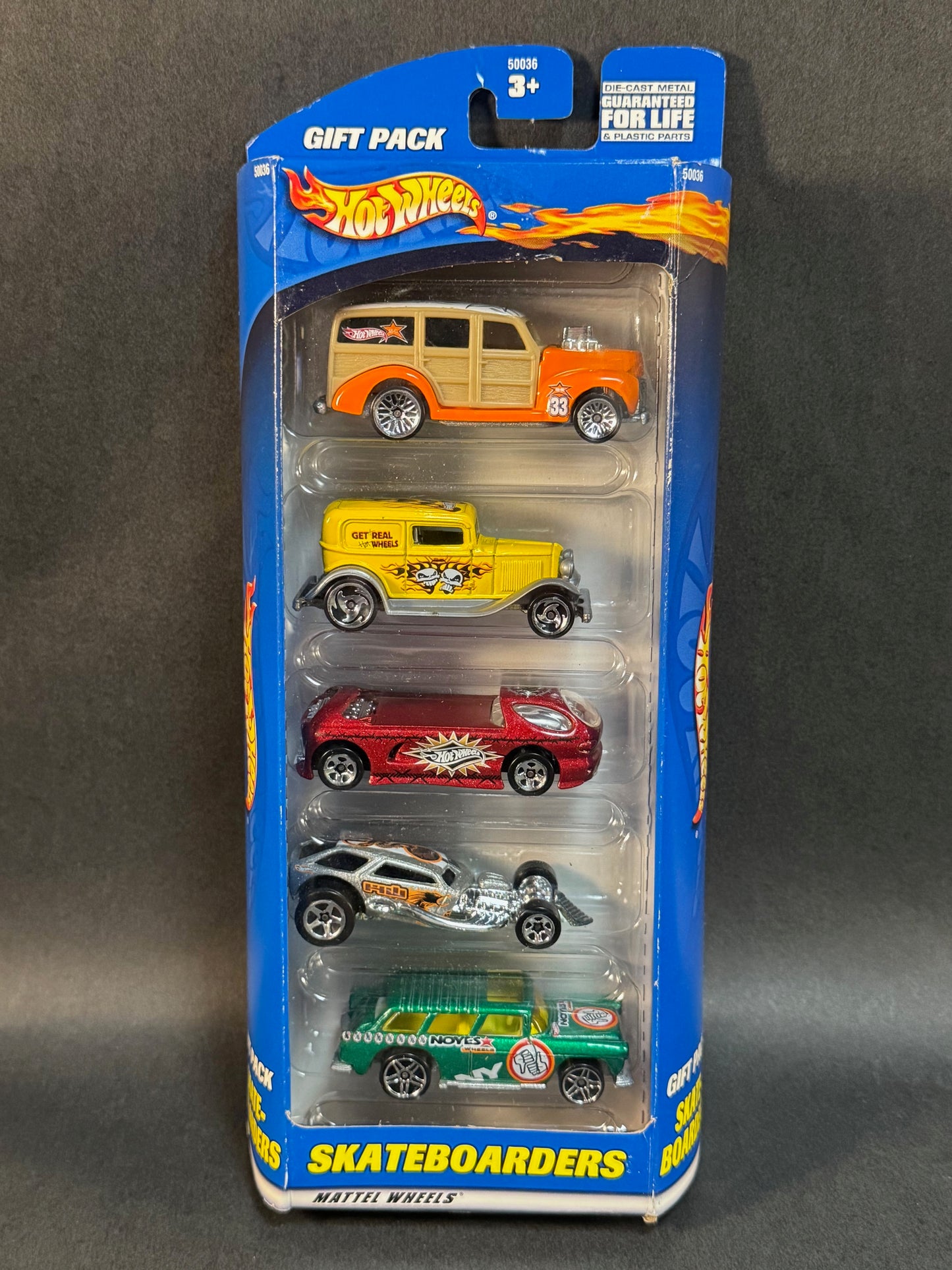 2000 Hot Wheels 5 Car Gift Pack Skateboarders