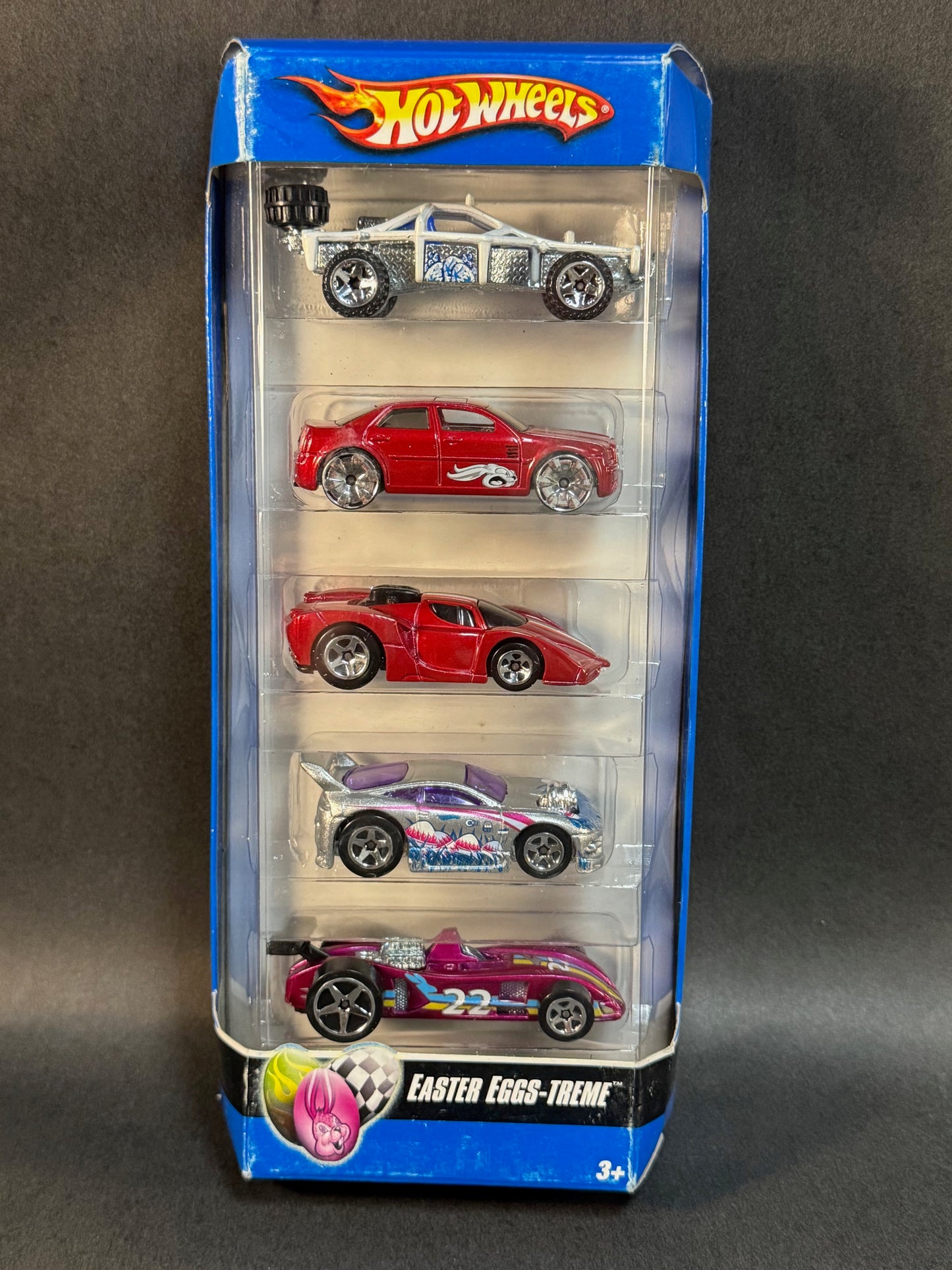 2006 Hot Wheels 5 Car Gift Pack Easter Eggs-Treme, Version 1