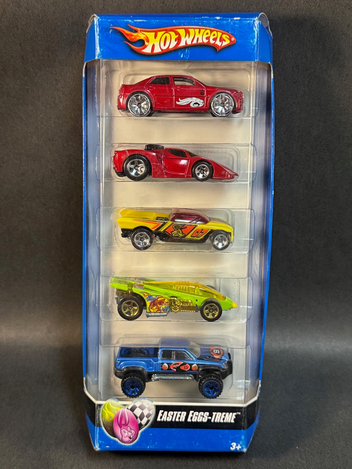 2006 Hot Wheels 5 Car Gift Pack Easter Eggs-Treme, Version 2