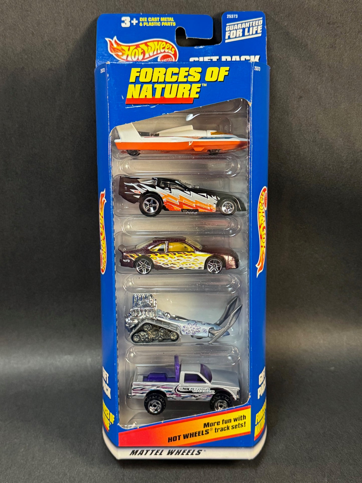 1998 Hot Wheels 5 Car Gift Pack Forces of Nature