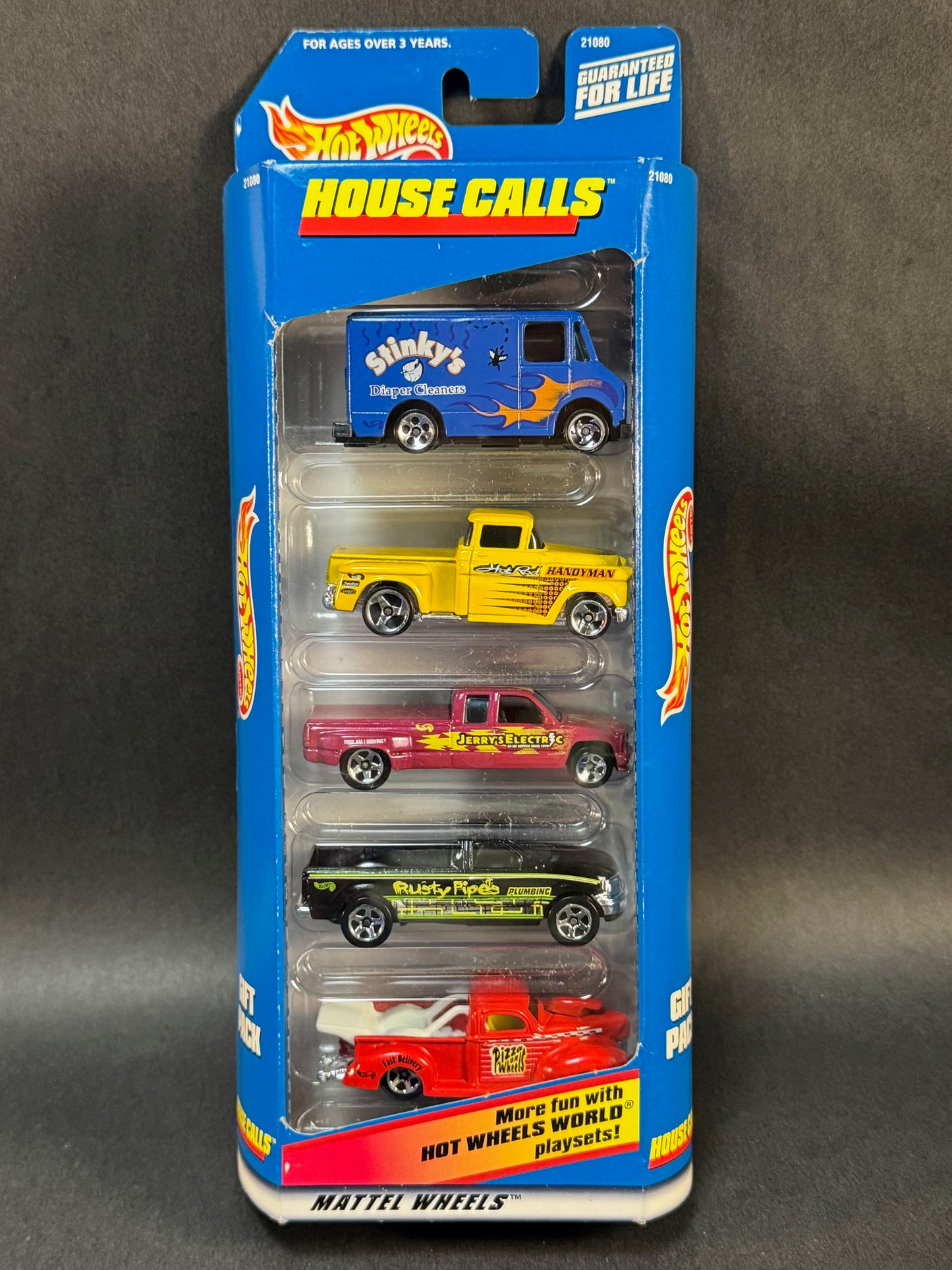 1998 Hot Wheels 5 Car Gift Pack House Calls