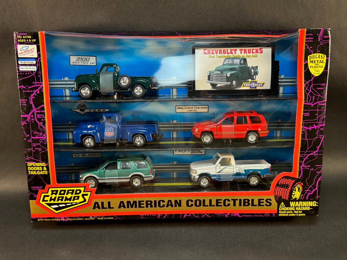 1997 Road Champs All American Collectibles 6 Piece Set