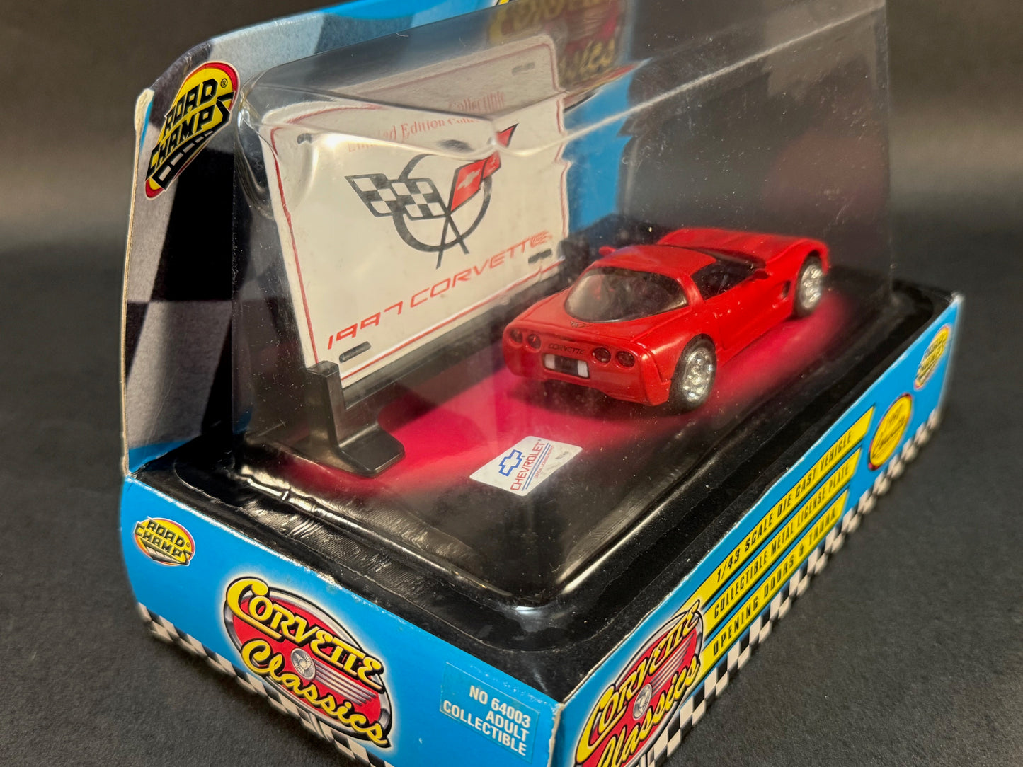 1997 Road Champs Corvette Classics 1997 Corvette Limited Edition, Red