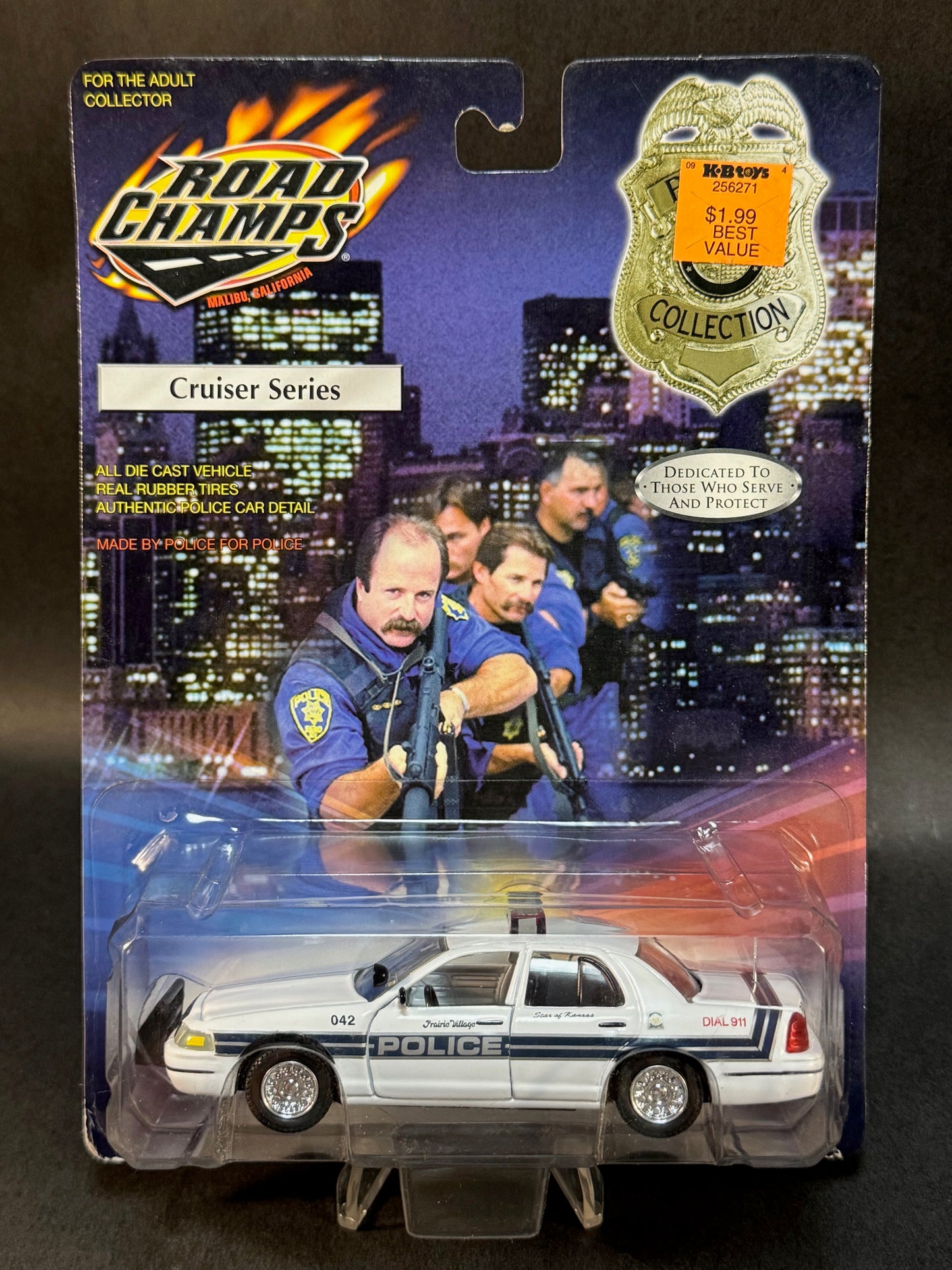 2000 Road Champs Police Collection Cruiser Series Prairie Village Police Kansas