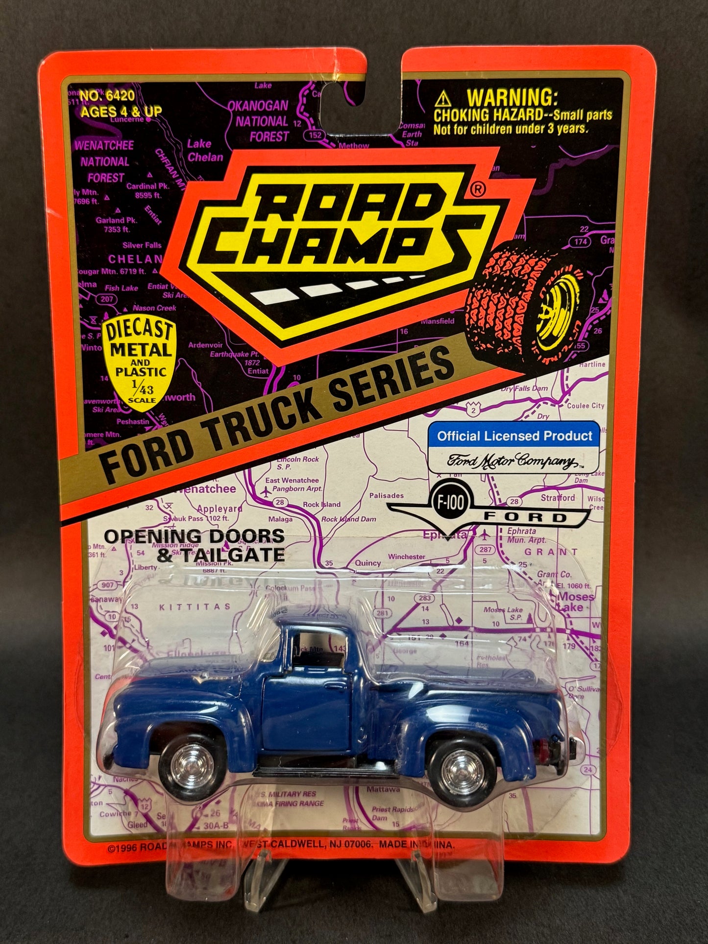 1996 Road Champs Ford Truck Series Ford F-100 Pickup, Blue