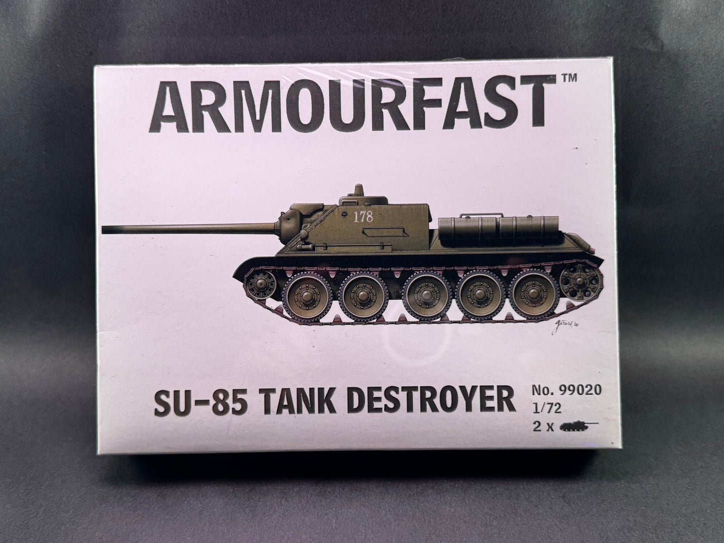 Armourfast Model Kit 99020 1:72 Scale SU-85 Tank Destroyer Includes 2 Kits