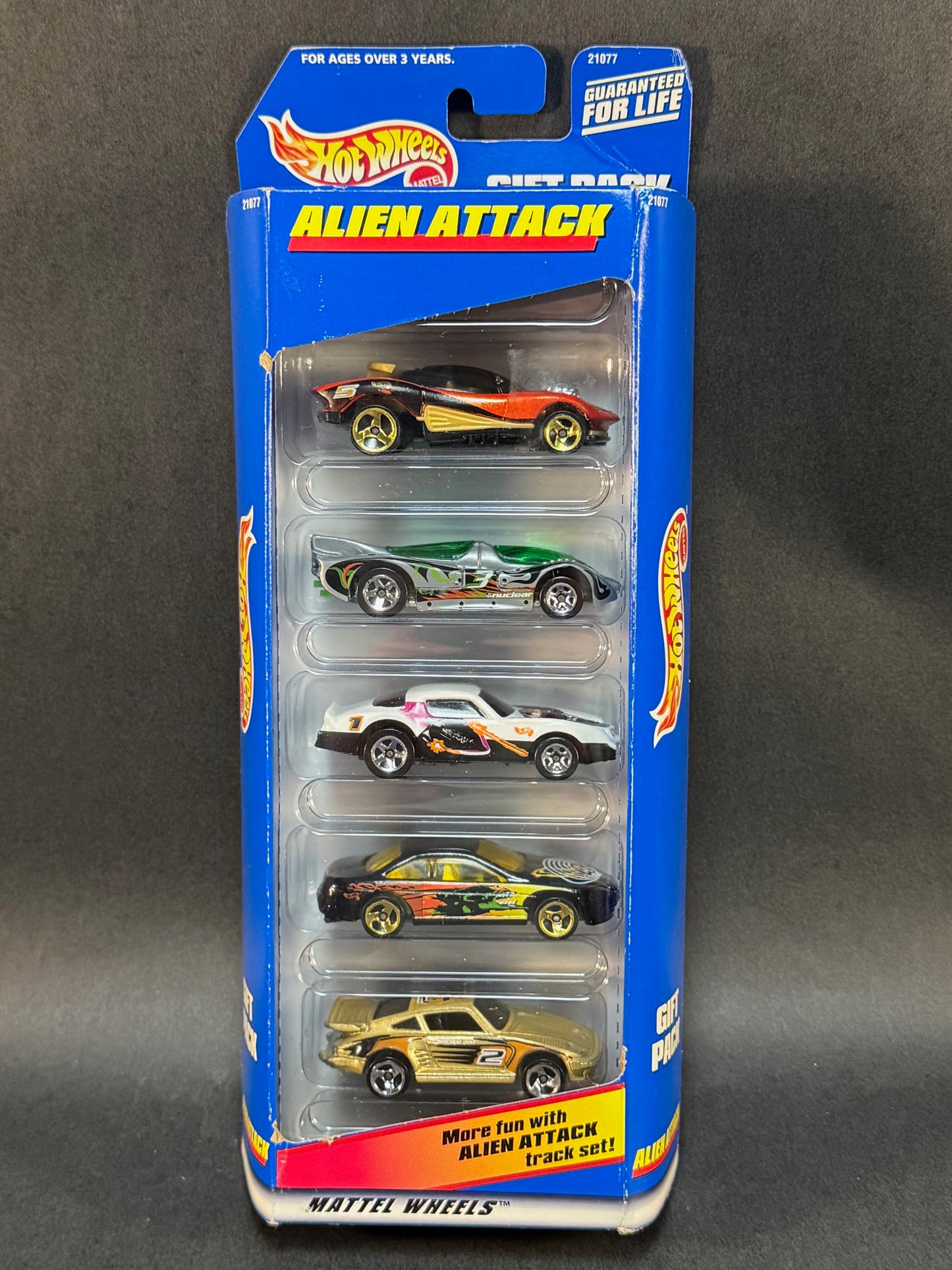 1998 Hot Wheels 5 Car Gift Pack Alien Attack