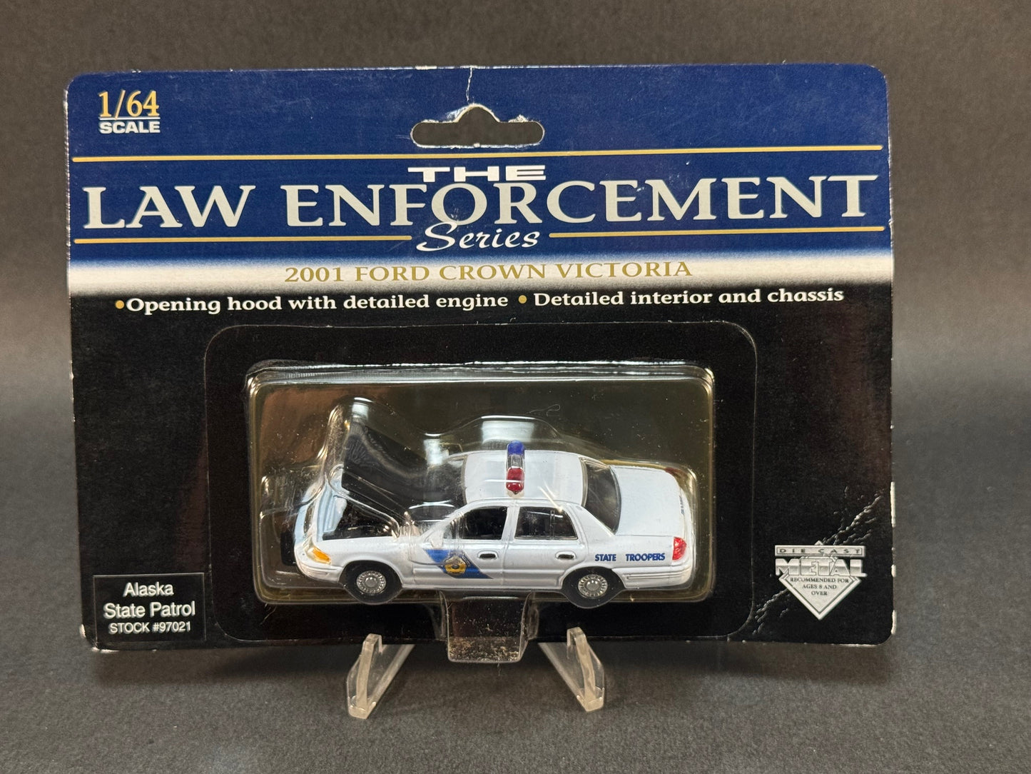 2001 SpecCast Law Enforcement Series Ford Crown Victoria Alaska State Patrol #97021