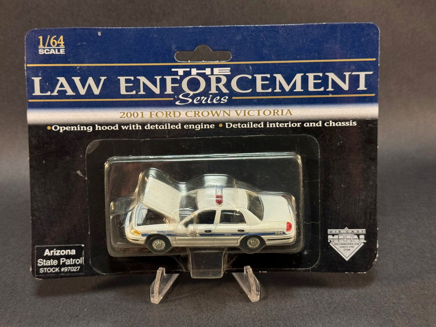 2001 SpecCast Law Enforcement Series Ford Crown Victoria Arizona State Patrol #97027