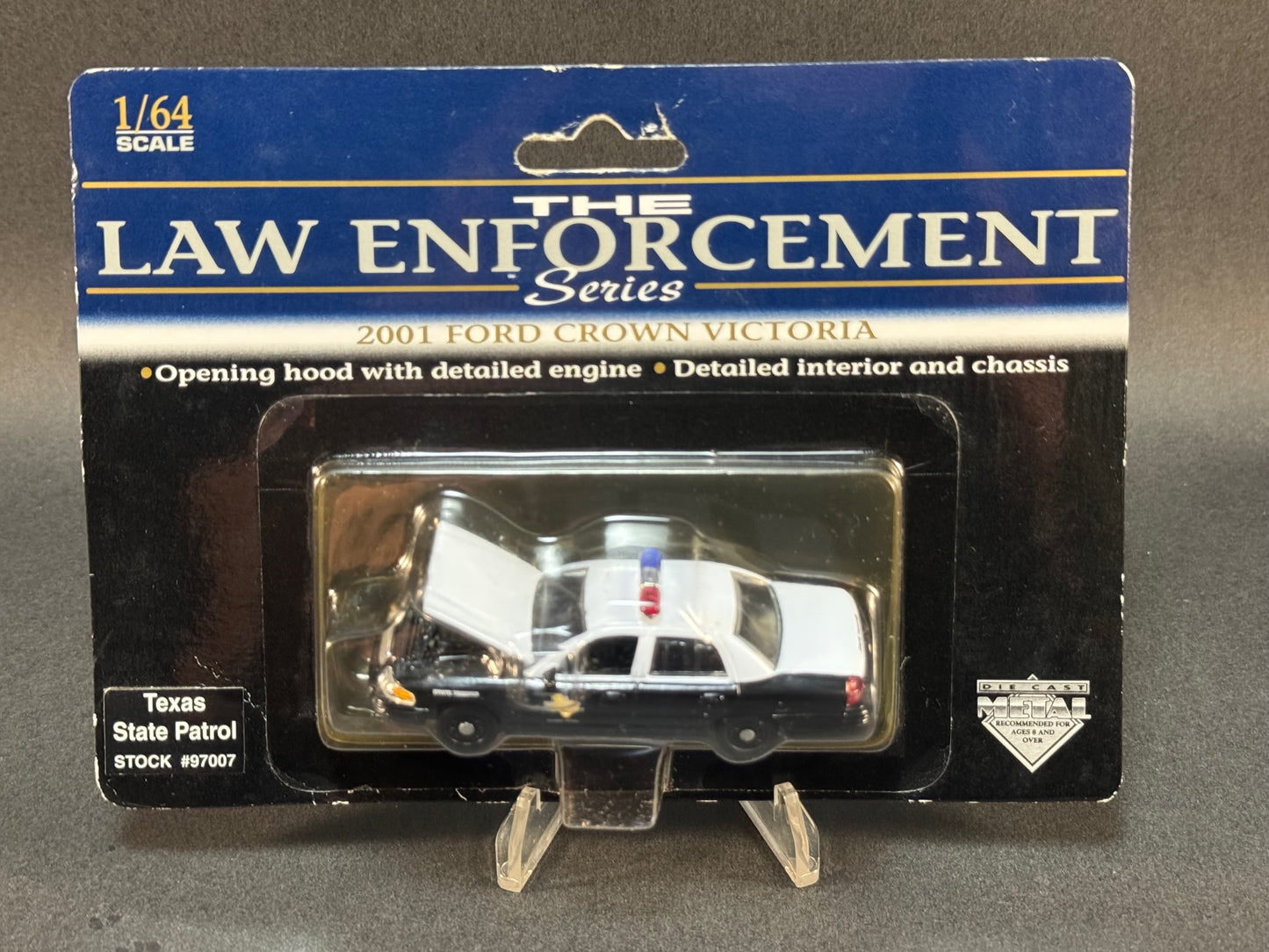 2001 SpecCast Law Enforcement Series Ford Crown Victoria Texas State Patrol #97007