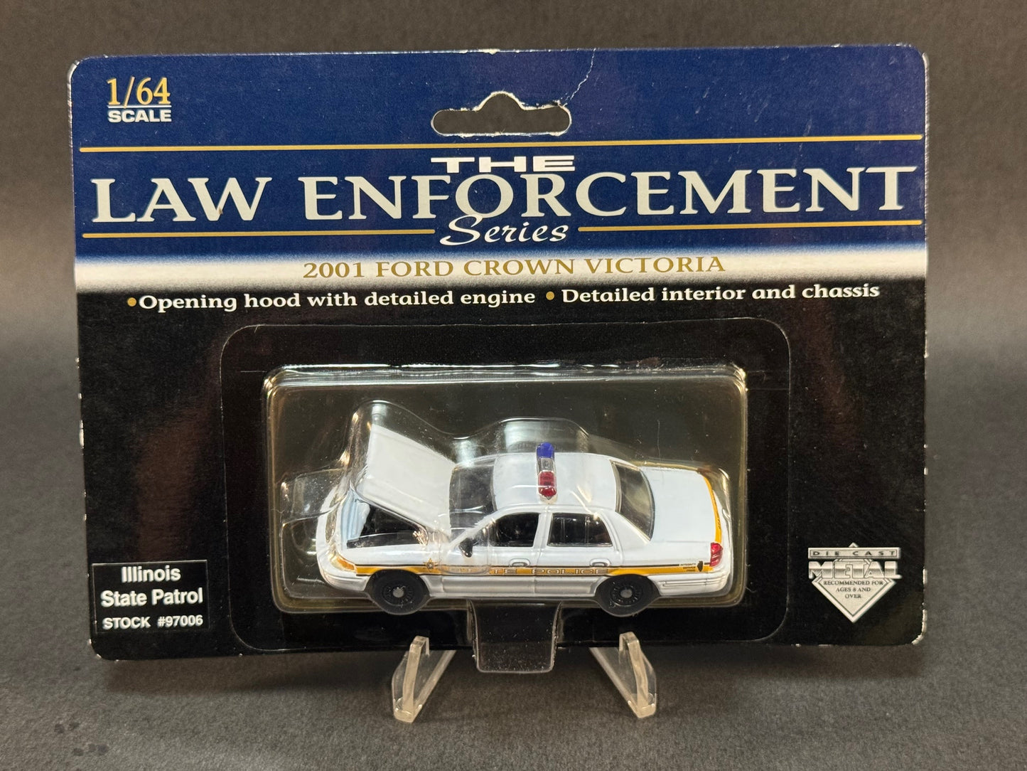 2001 SpecCast Law Enforcement Series Ford Crown Victoria Illinois State Patrol #97006