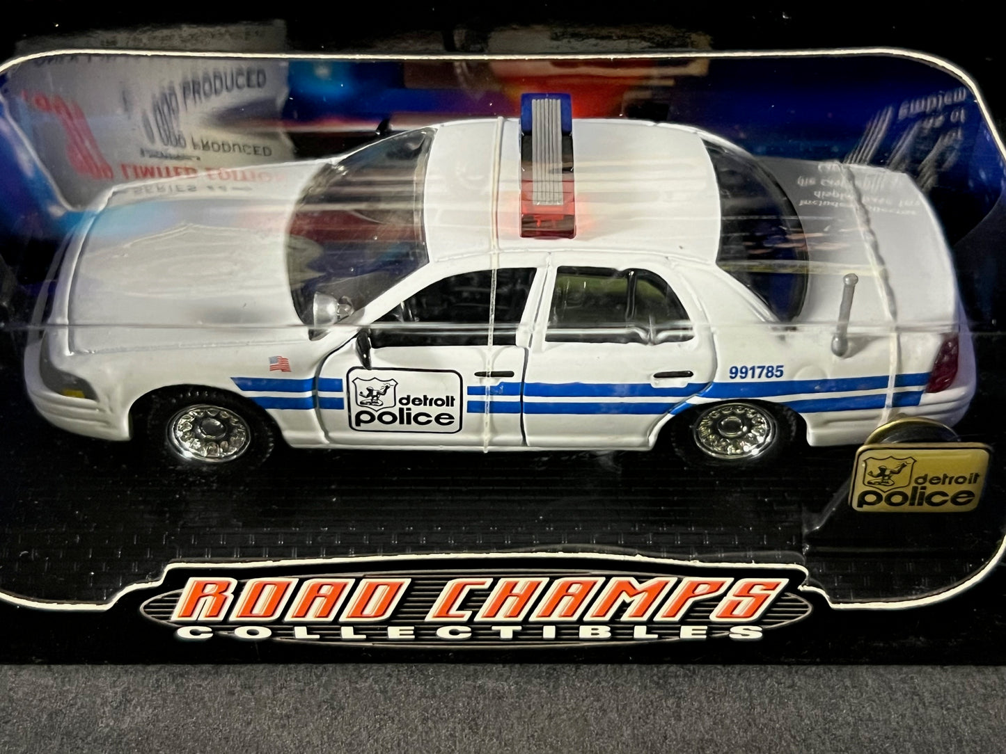 1999 Road Champs Collectibles Police Series 4 Detroit Police