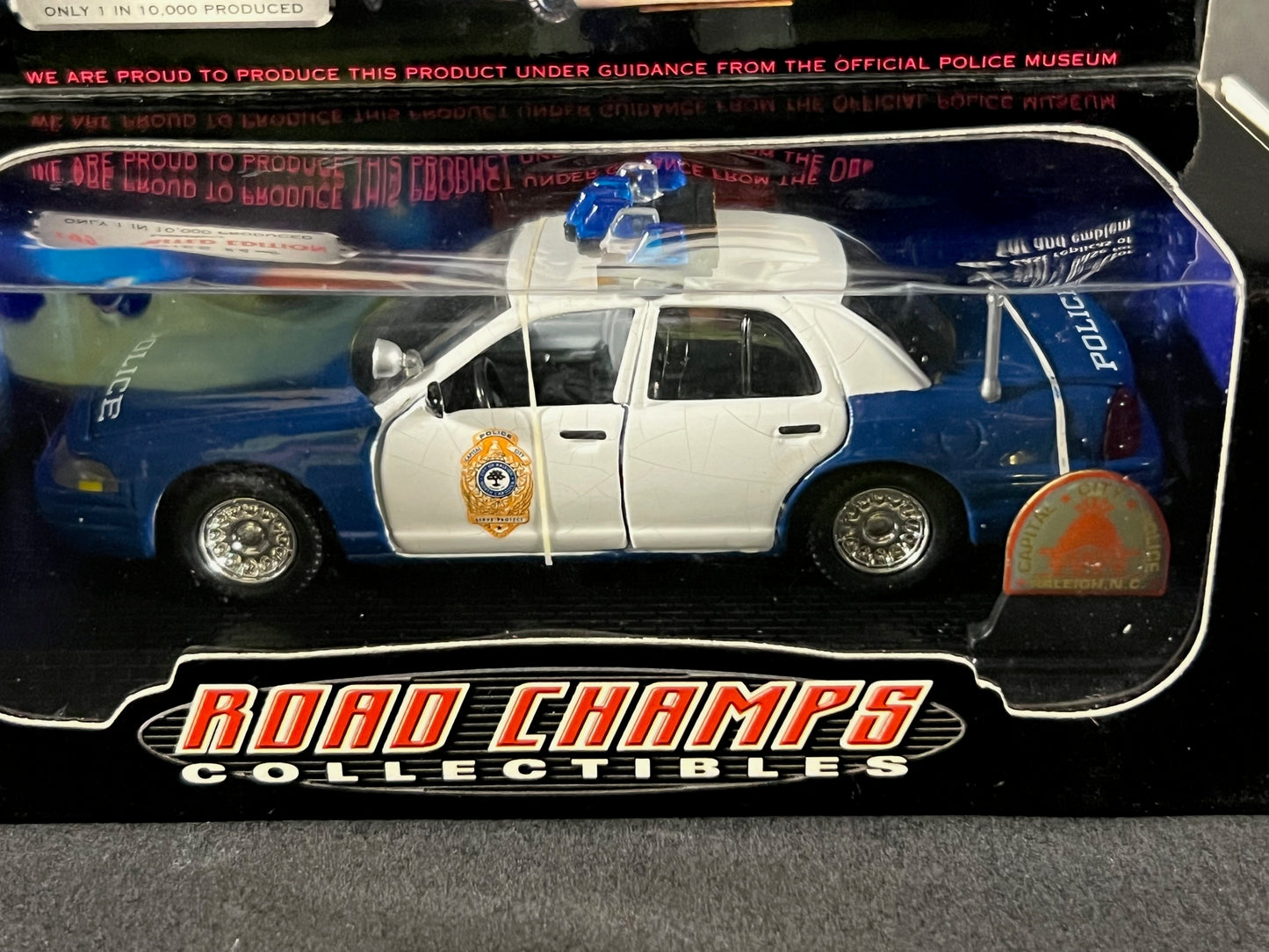 1999 Road Champs Collectibles Police Series 4 Raleigh, NC Capital City Police