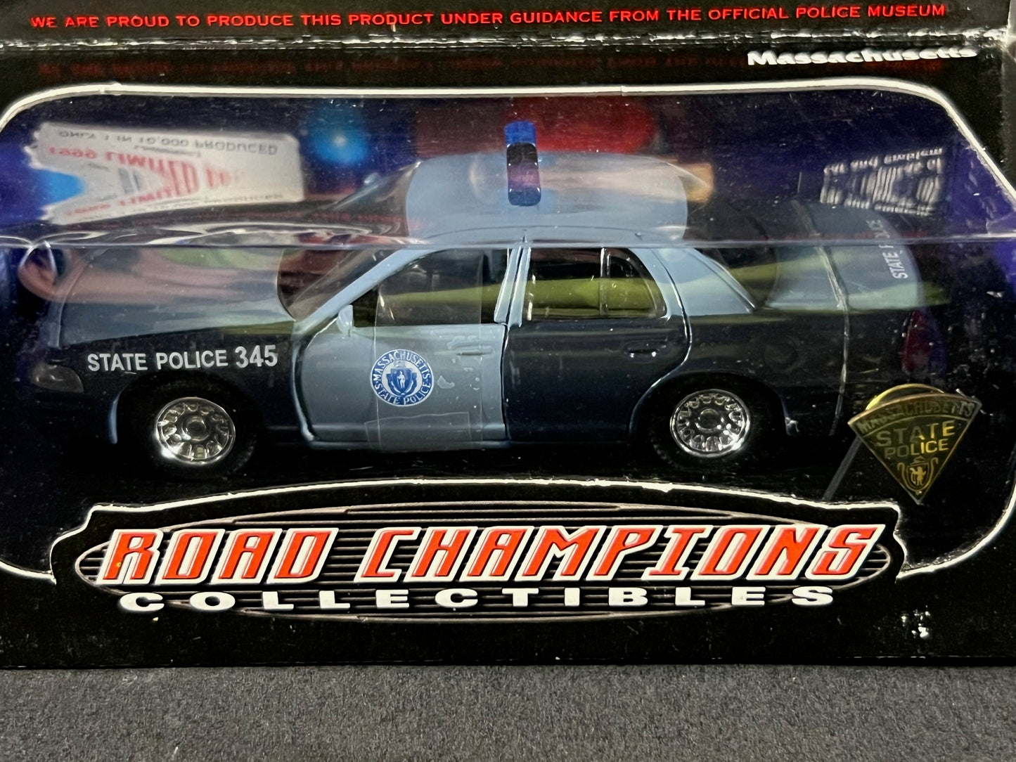 1999 Road Champs Collectibles Police Series 1 Massachusetts State Police