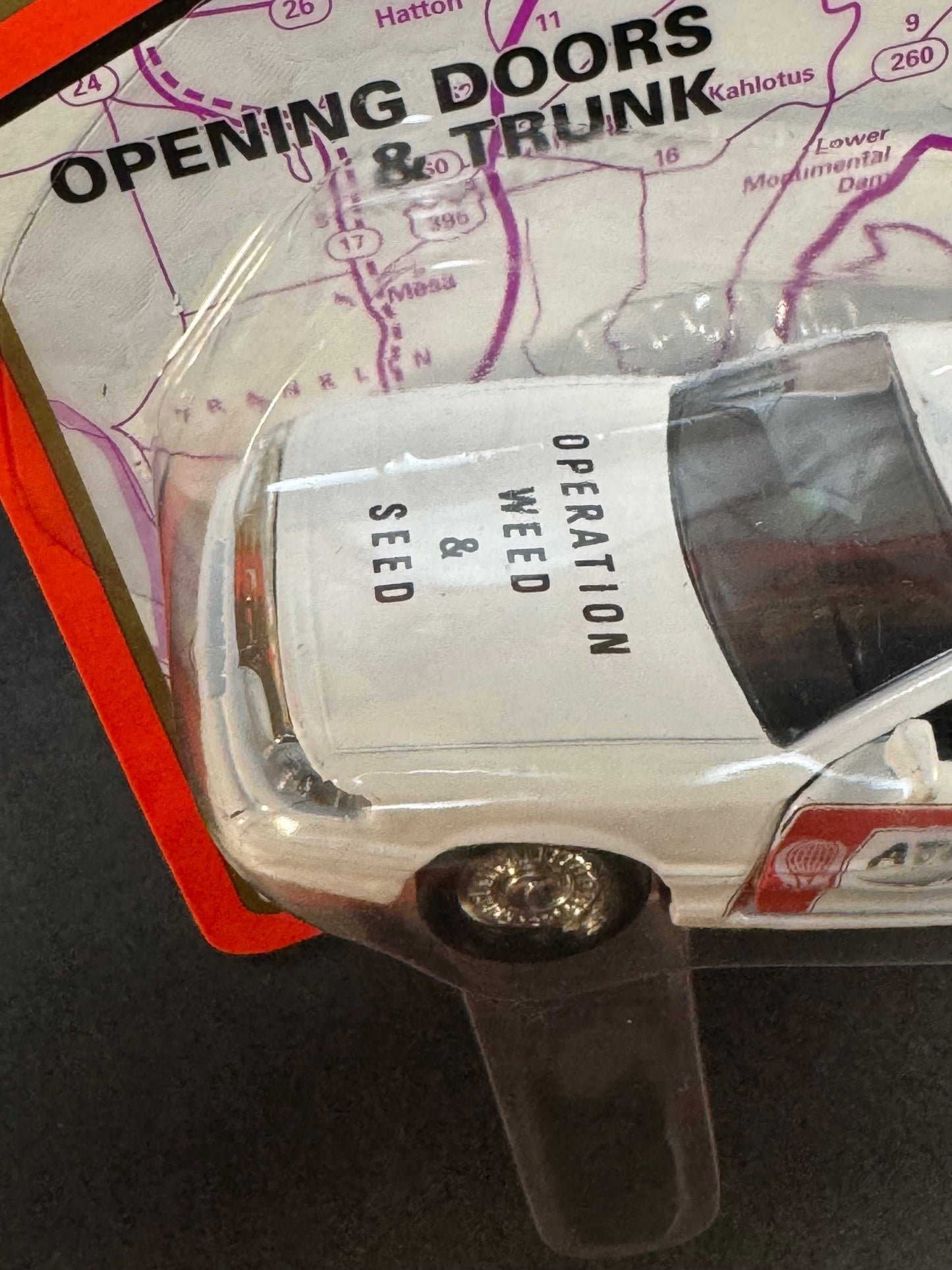 1997 Road Champs State Capital Police Car Series Atlanta Georgia Police, White