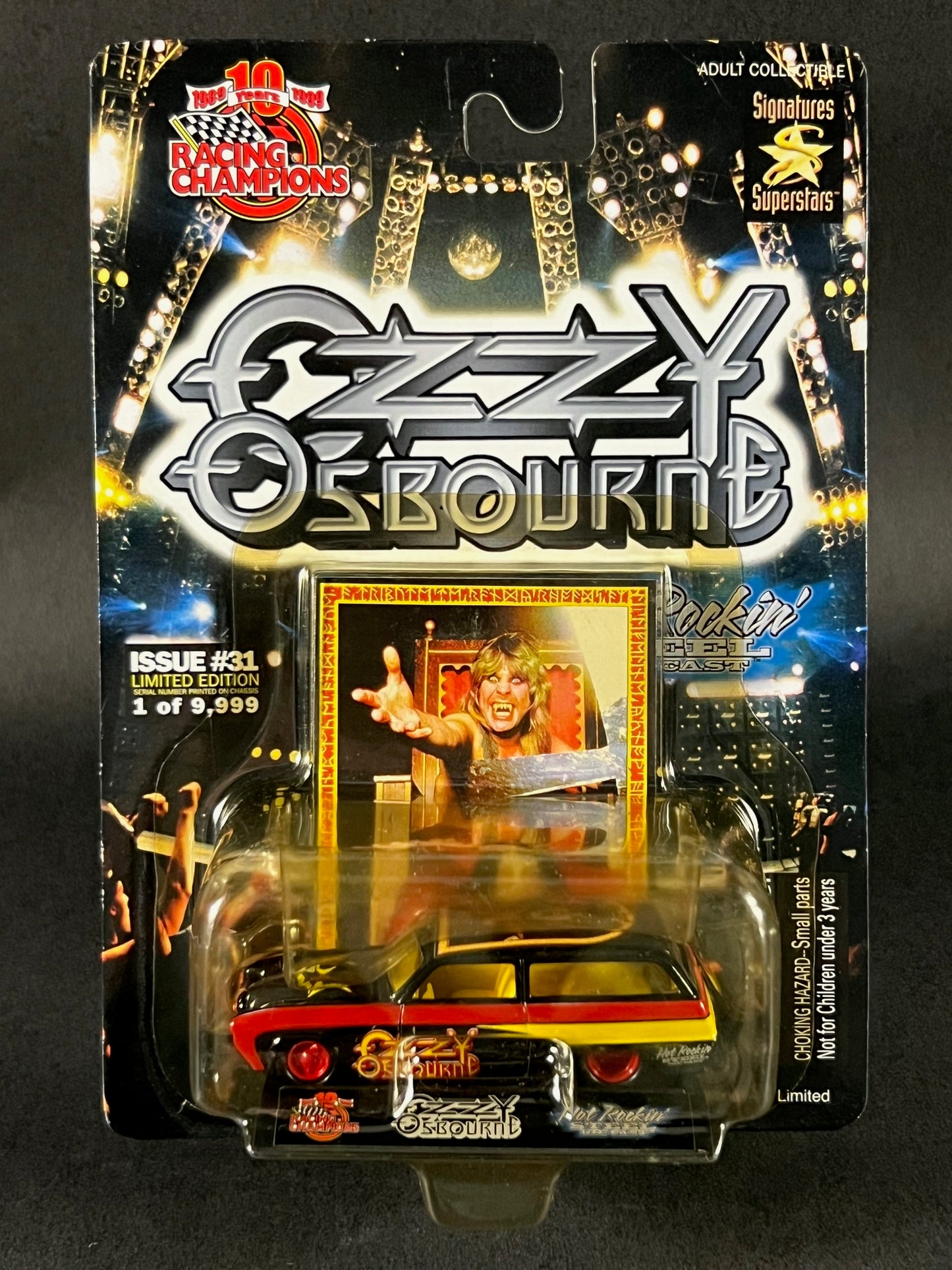1999 Racing Champions Hot Rockin' Steel #31 Ozzy Osbourne, Black