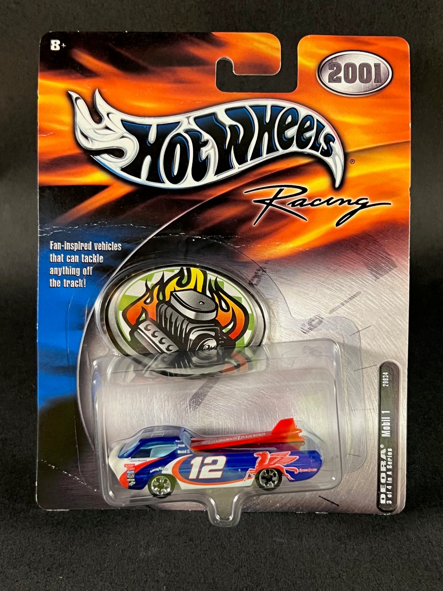 2000 Hot Wheels Racing 2001 NASCAR Deora Series #3 Mobil 1, Blue