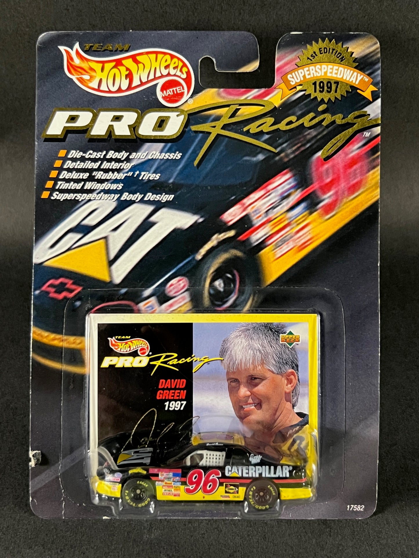 1996 Team Hot Wheels Pro Racing 1st Edition 1997 Super Speedway David Green