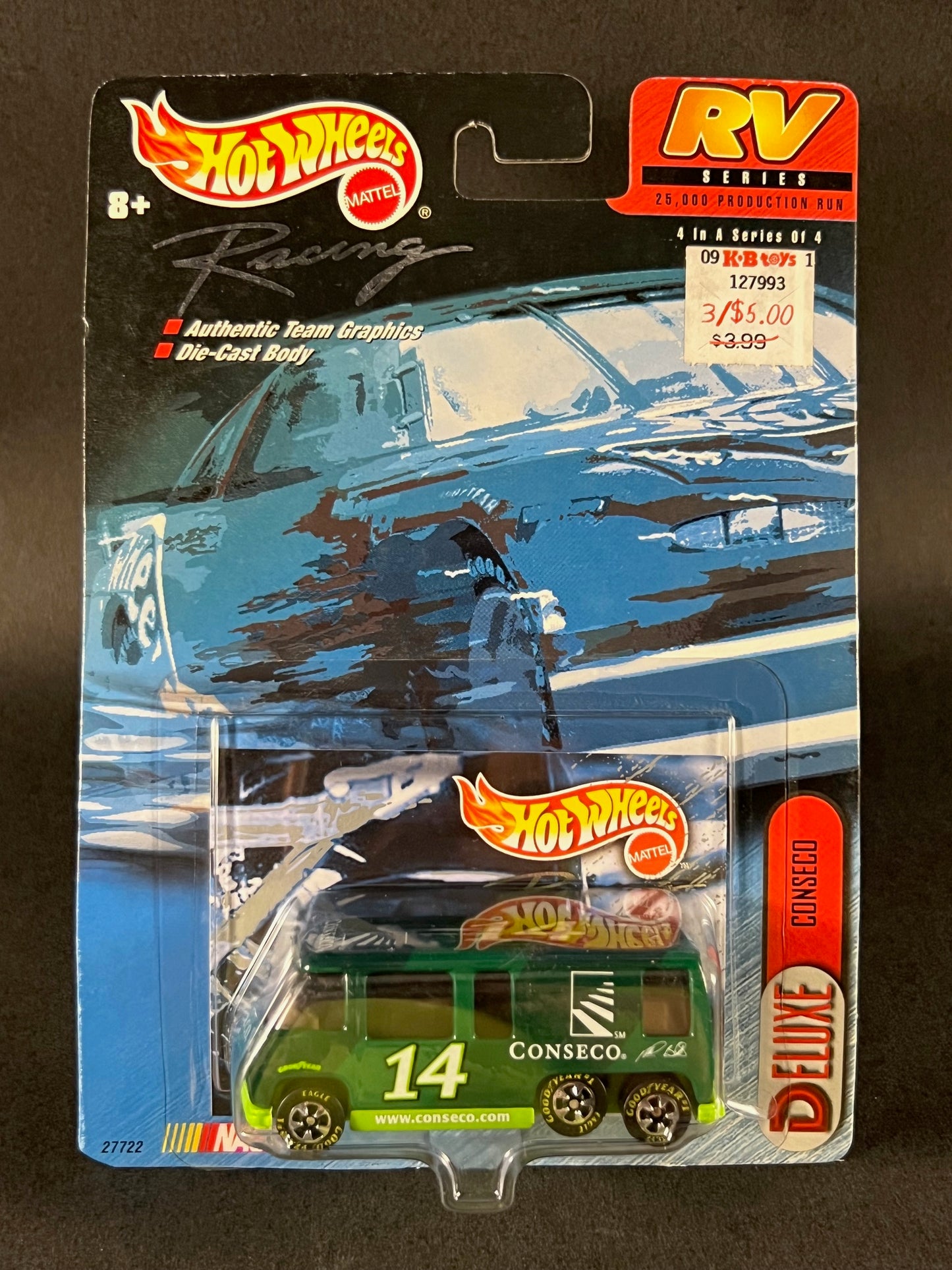 1999 Hot Wheels Racing NASCAR RV Series #4 Conseco, Green