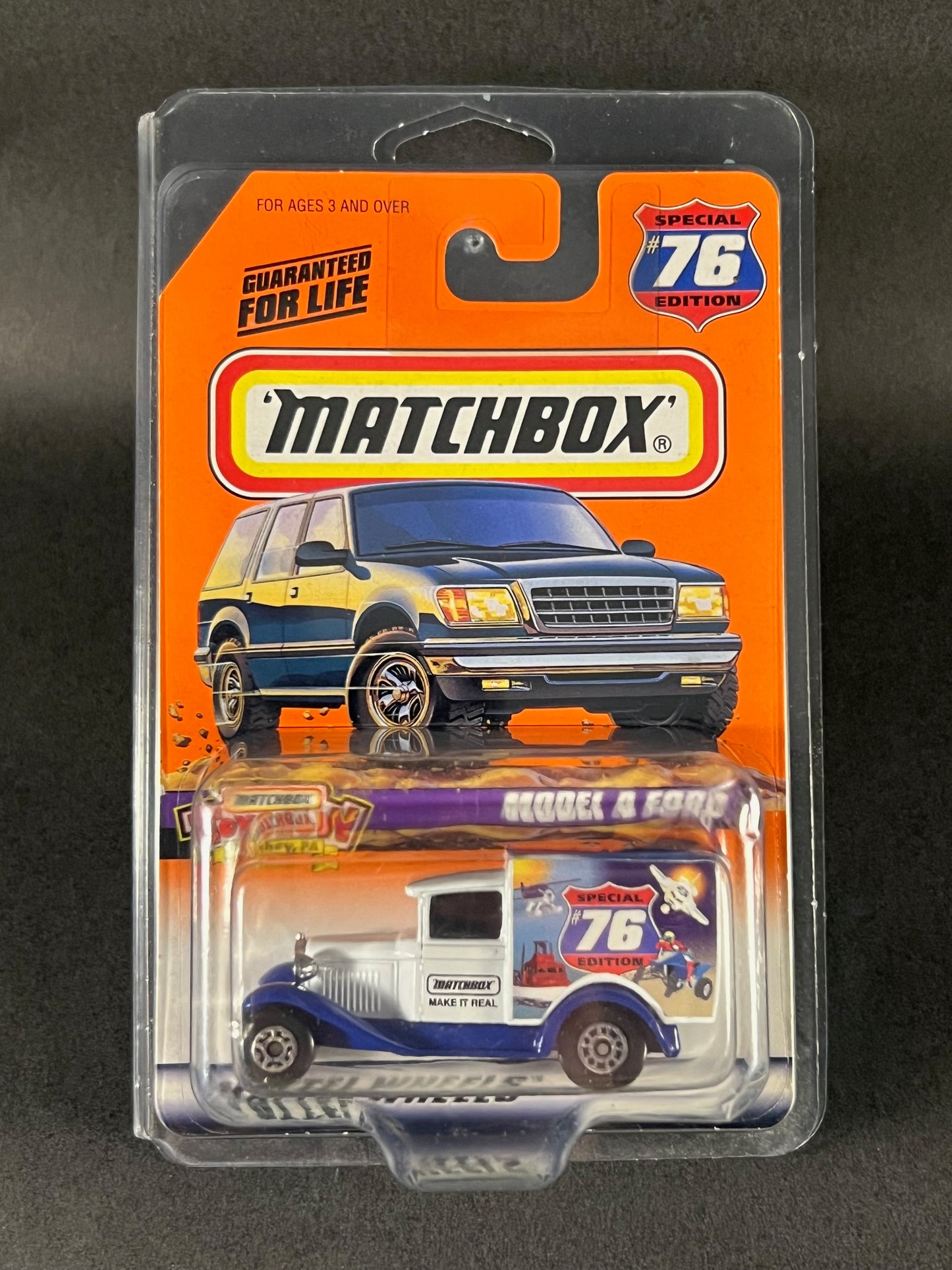 1998 Matchbox Hershey, PA Toy Show Model A Ford Special Edition #76, White