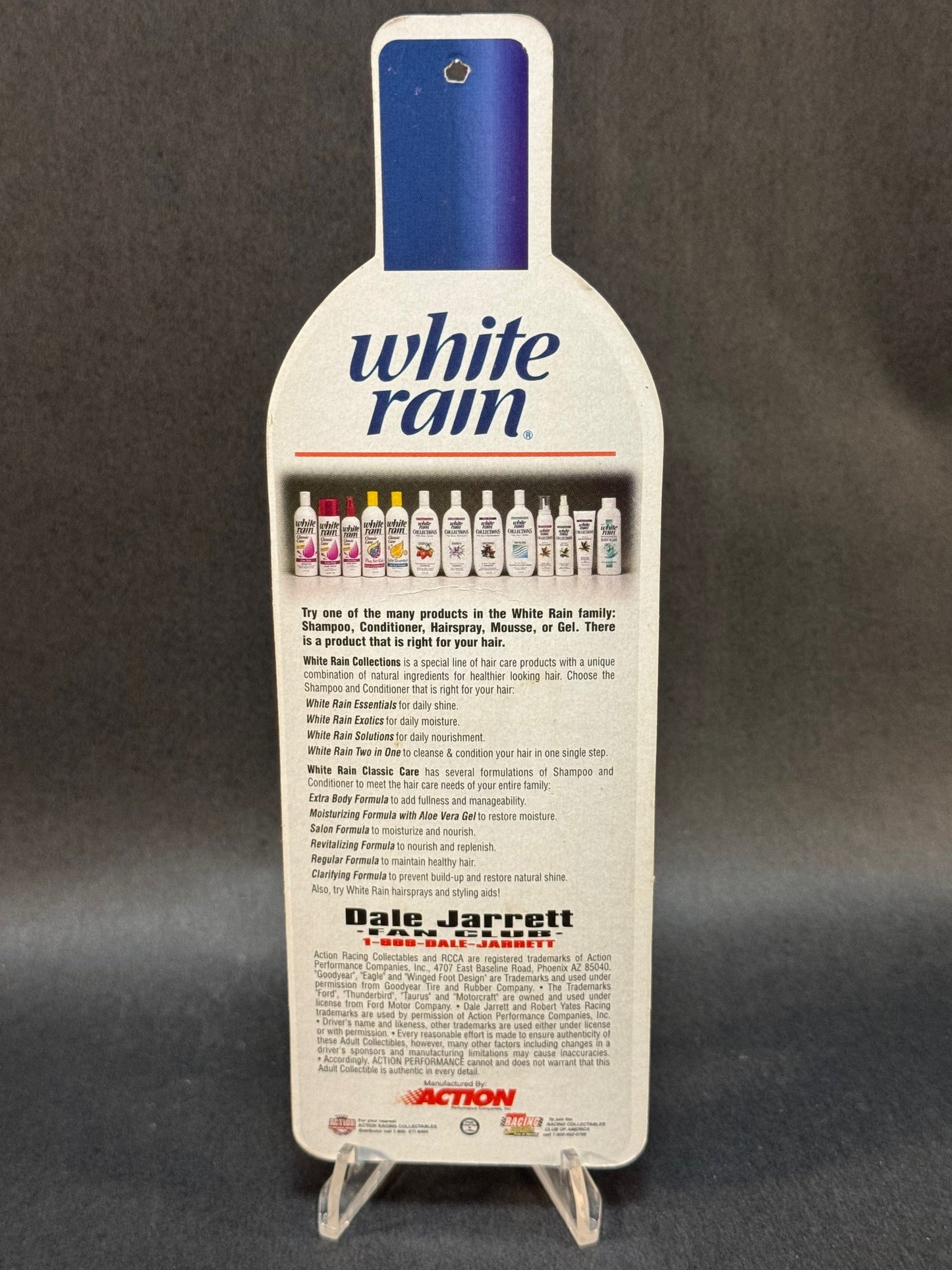 1998 Action Limited Edition White Rain Racing Dale Jarrett #32, Red and White