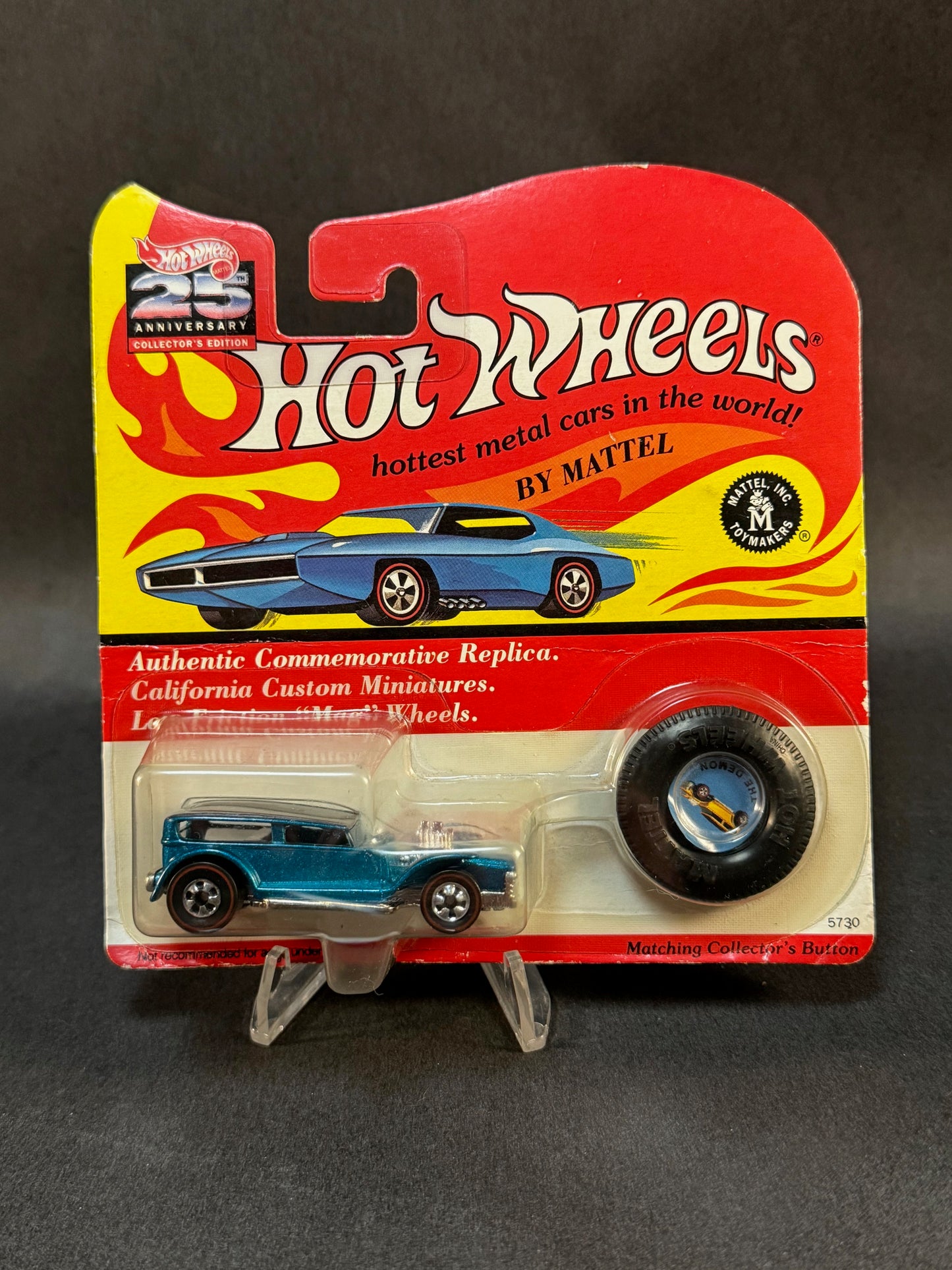 1992 Hot Wheels 25th Anniversary Collection The Demon, Blue