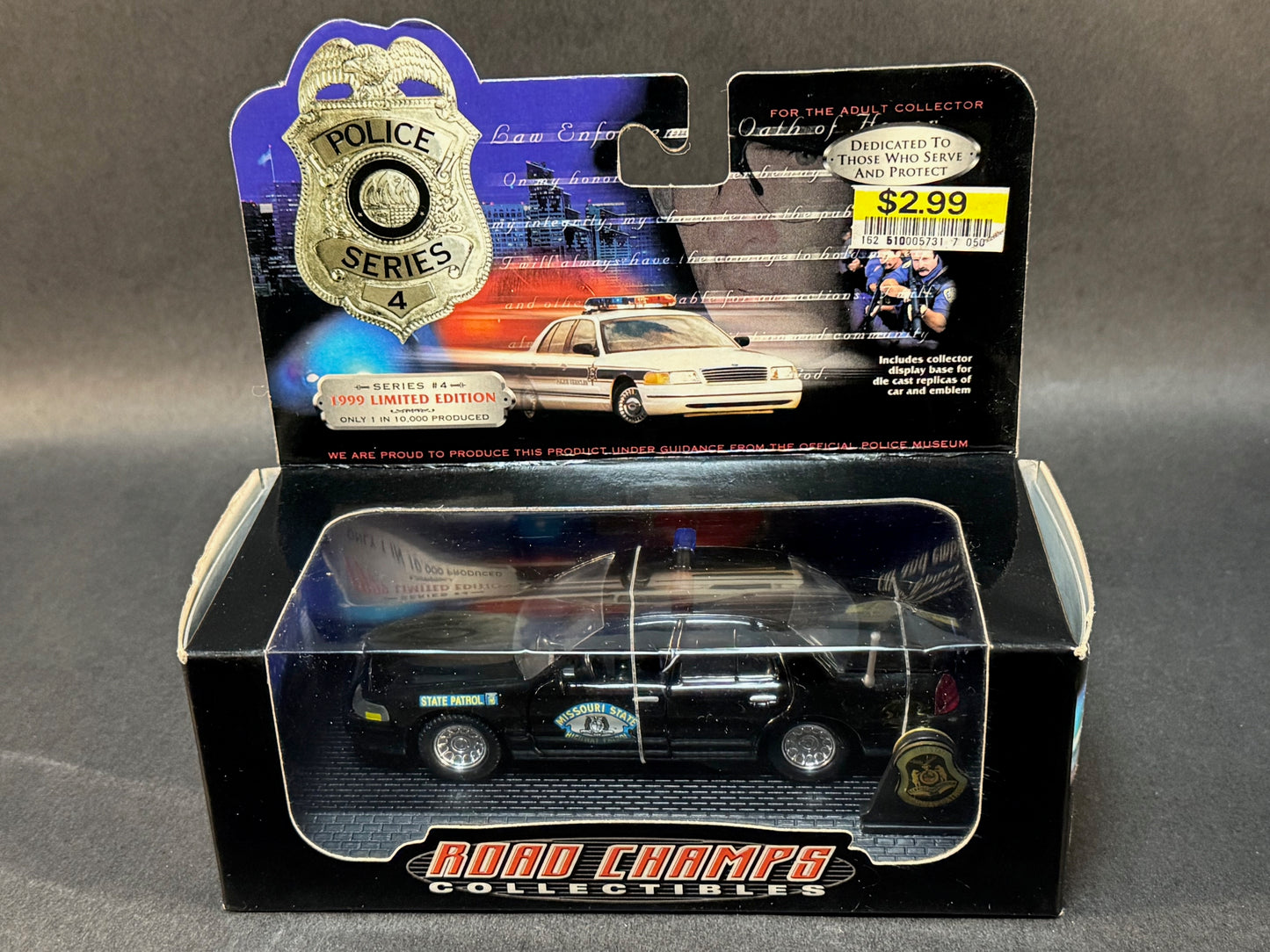 1999 Road Champs Collectibles Police Series 4 Missouri State Highway Patrol