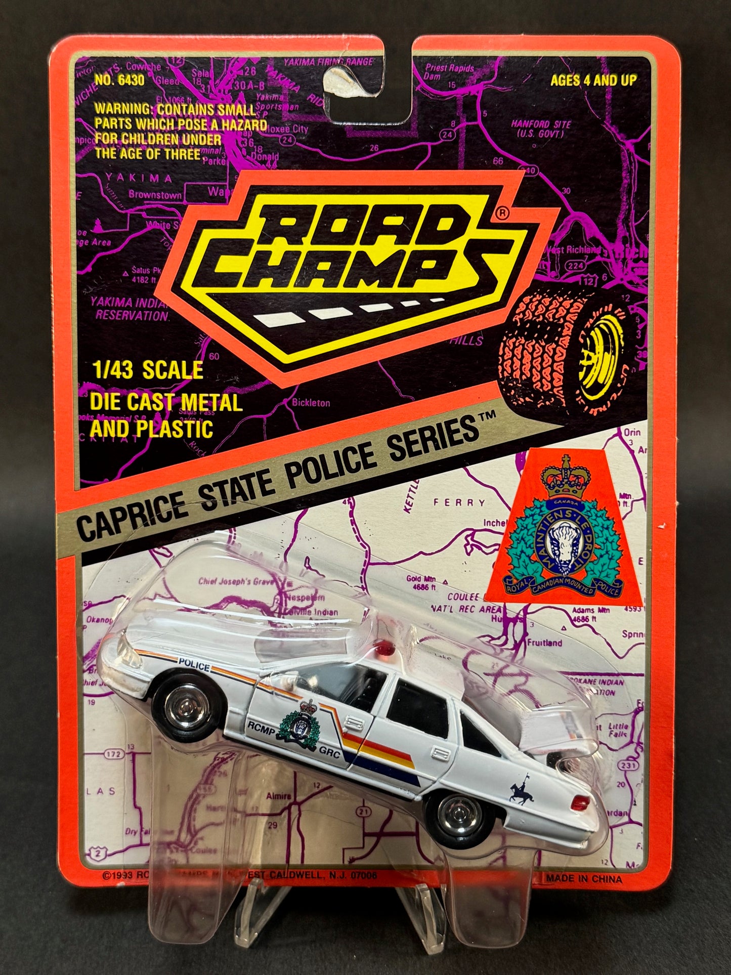 1993 Road Champs Caprice State Police Series RCMP GRC Royal Canadian Mounted Police, White