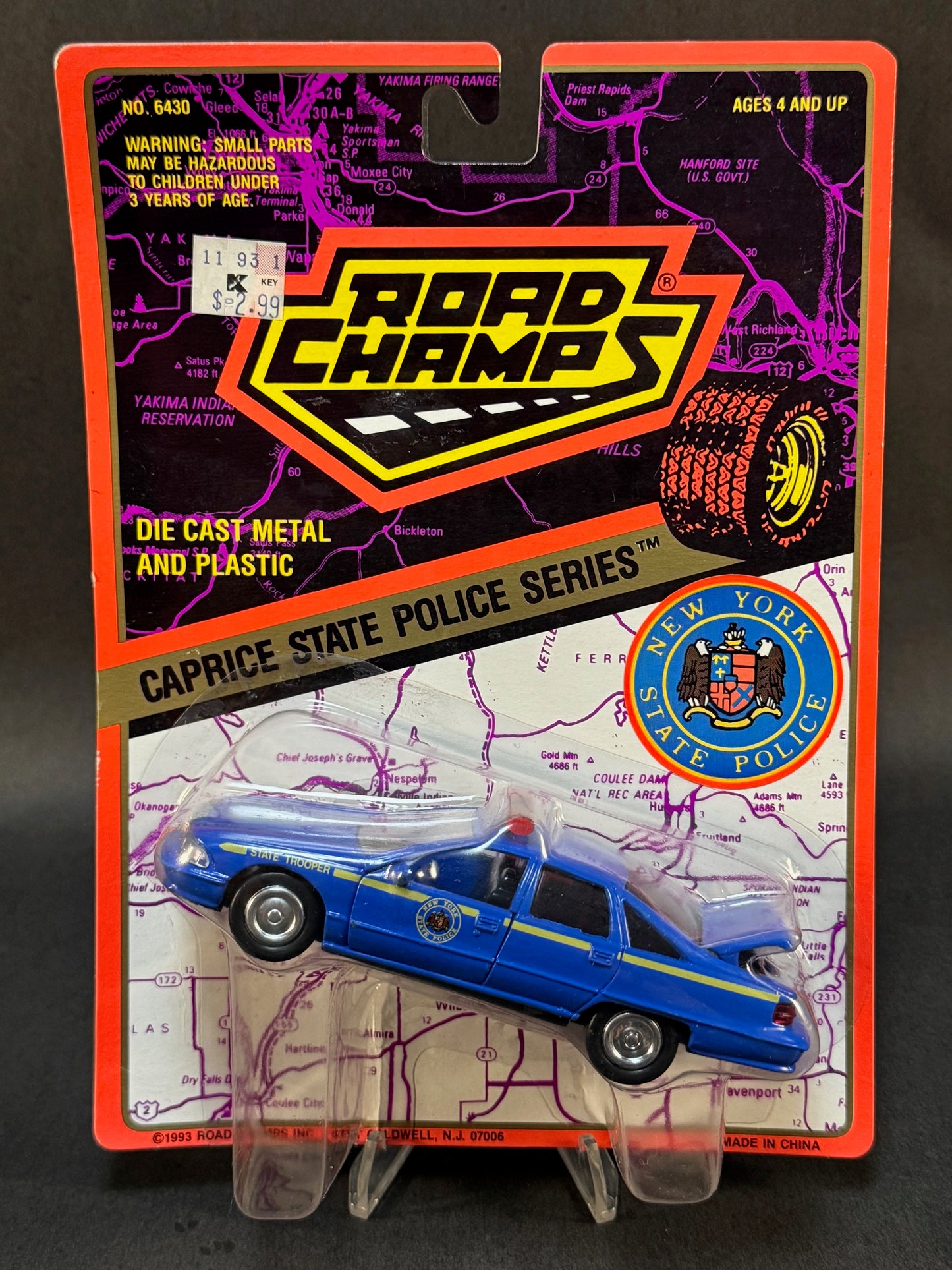 1993 Road Champs Caprice State Police Series New York State Police, Blue