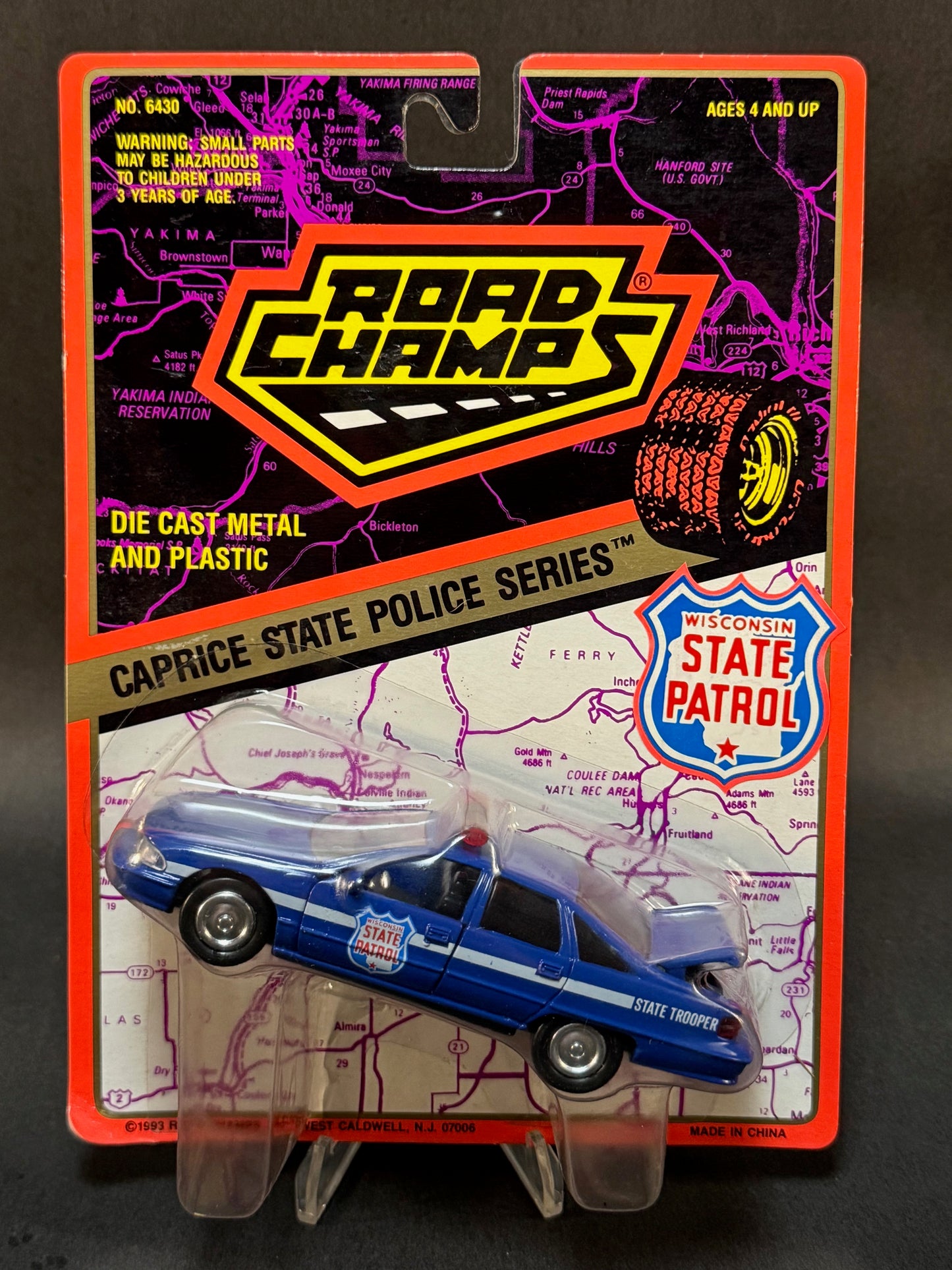 1993 Road Champs Caprice State Police Series Wisconsin State Patrol, Blue