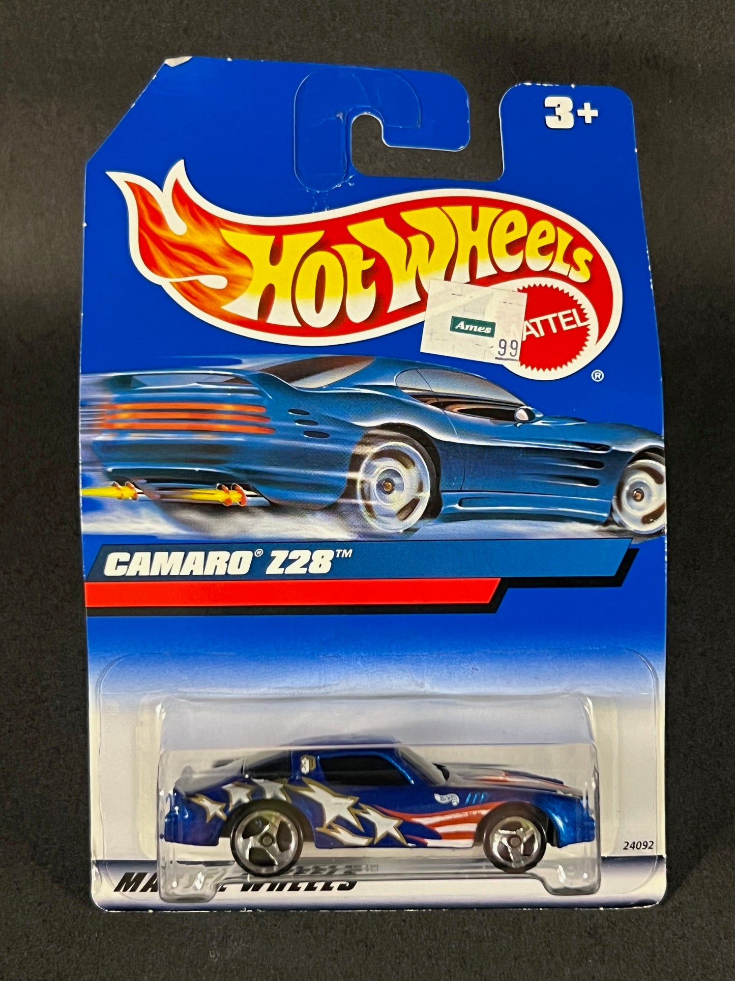 1998 Hot Wheels Collector #1078 Camaro Z28, Blue