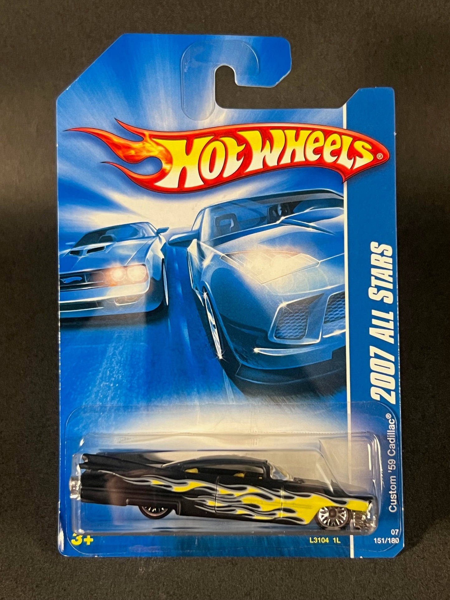 2006 Hot Wheels 2007 All Stars #151 Custom '59 Cadillac, Black