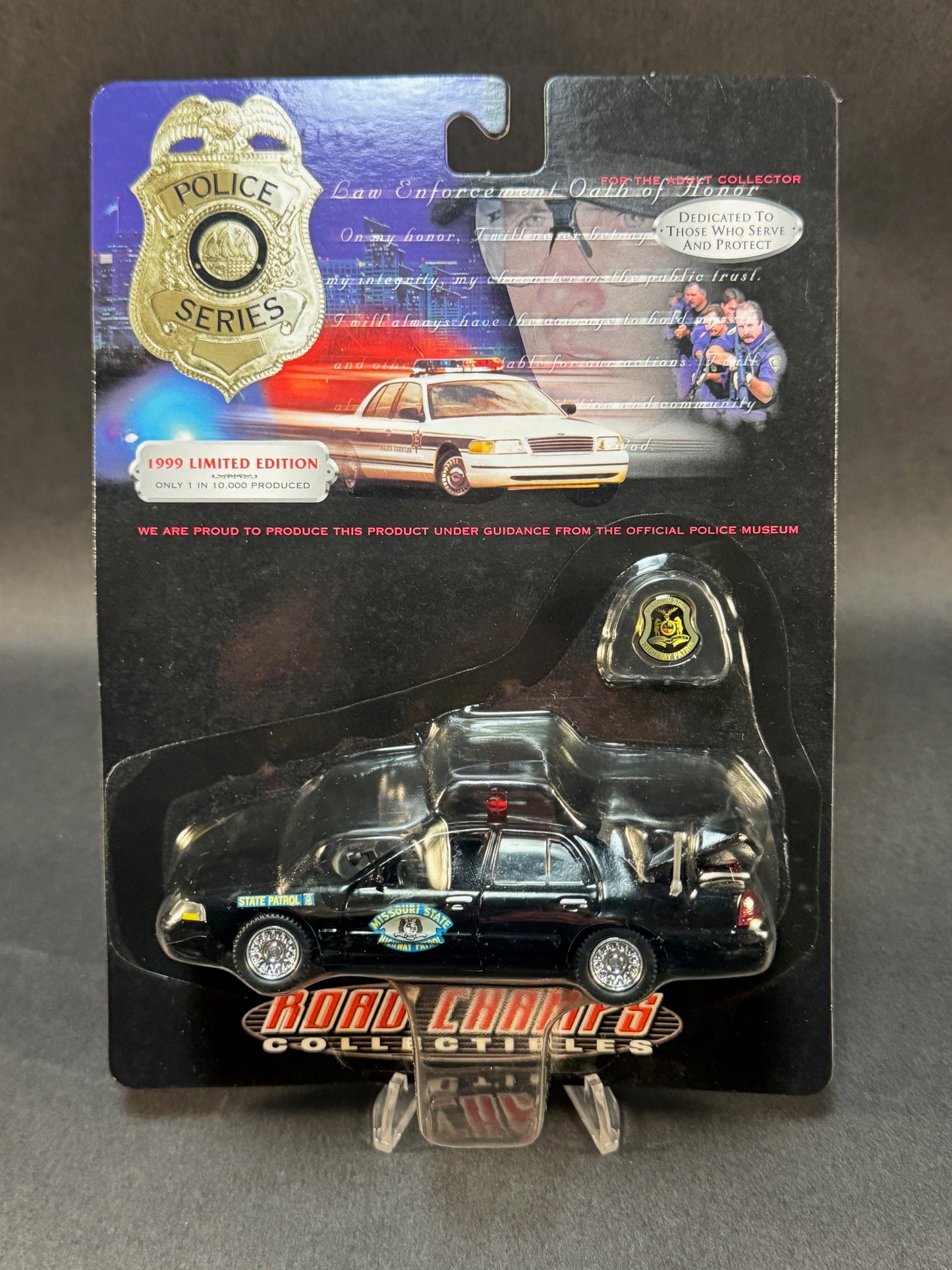1999 Road Champs Collectibles Police Series Missouri State Highway Patrol, Black