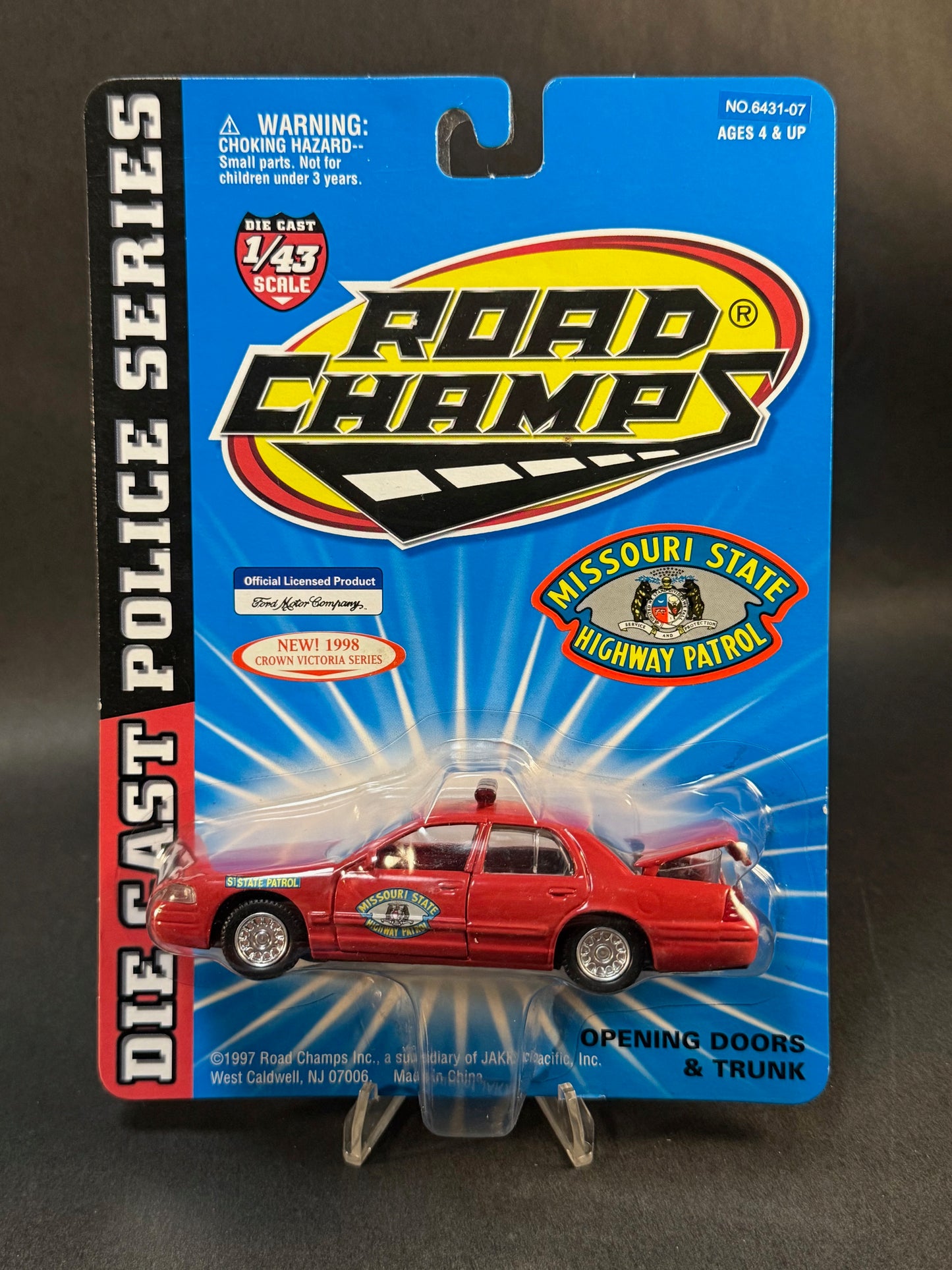 1997 Road Champs Crown Victoria Series Missouri State Highway Patrol, Red