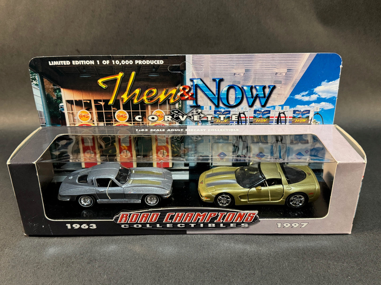 1999 Road Champions Collectibles Then & Now 1963 and 1997 Corvettes