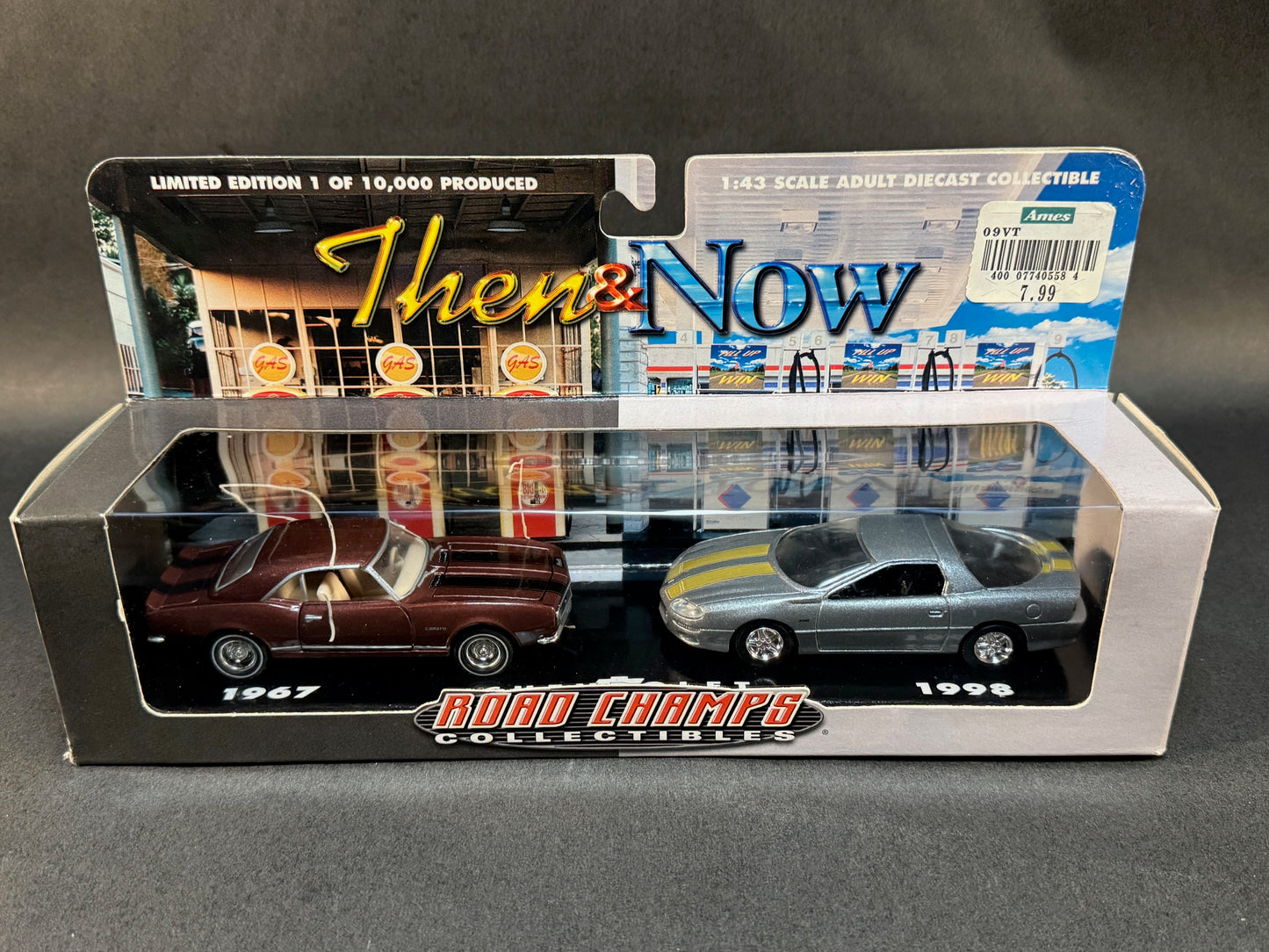 1999 Road Champions Collectibles Then & Now 1967 and 1998 Chevrolet Camaros