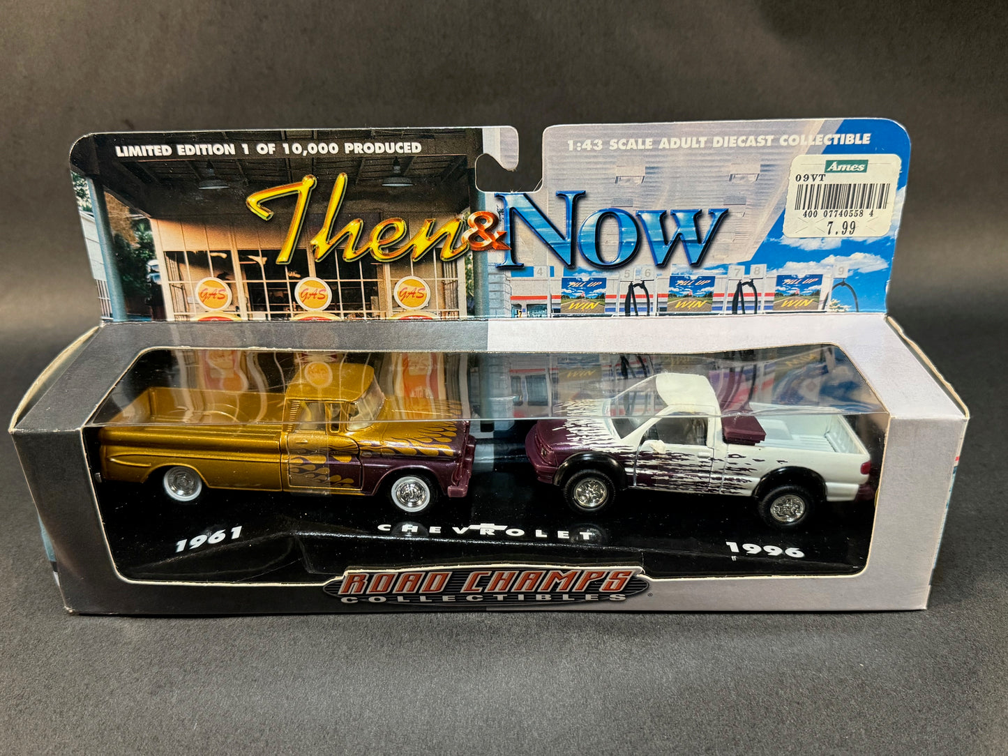 1999 Road Champions Collectibles Then & Now 1961 and 1996 Chevrolet Pickup Trucks
