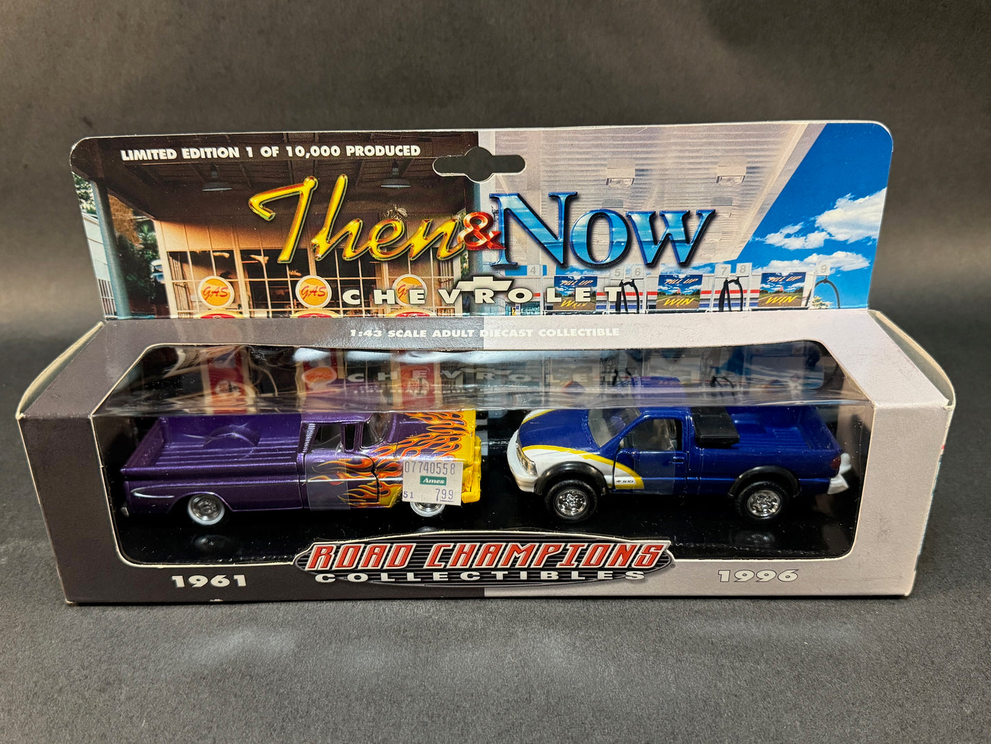 1999 Road Champions Collectibles Then & Now 1961 and 1996 Chevrolet Pickup Trucks