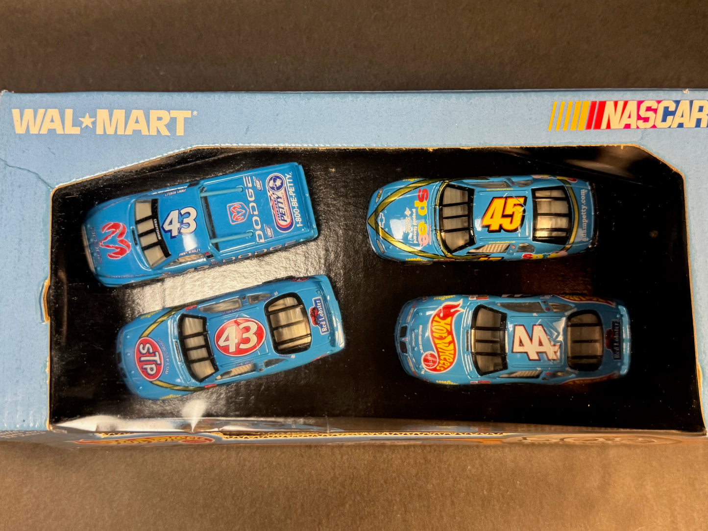 1999 Hot Wheels Racing NASCAR 50th Anniversary of Petty Racing 4 Car Set