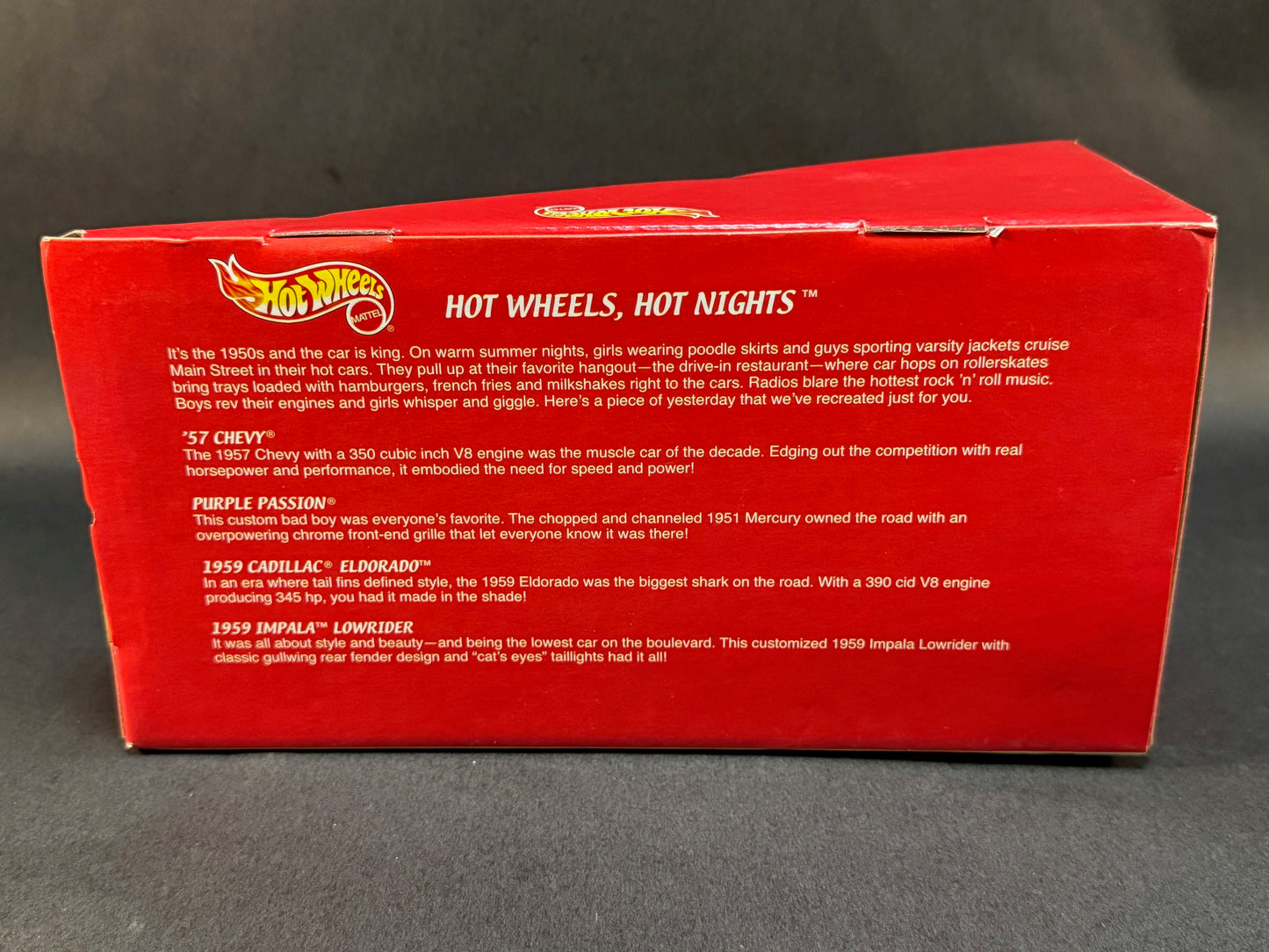 1999 Hot Wheels Drive-In Hot Nights Target Exclusive 4 Car Set