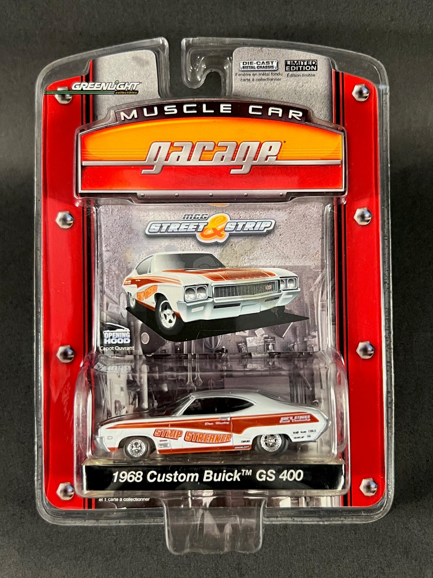 2008 GreenLight Muscle Car Garage 1968 Custom Buick GS 400, White