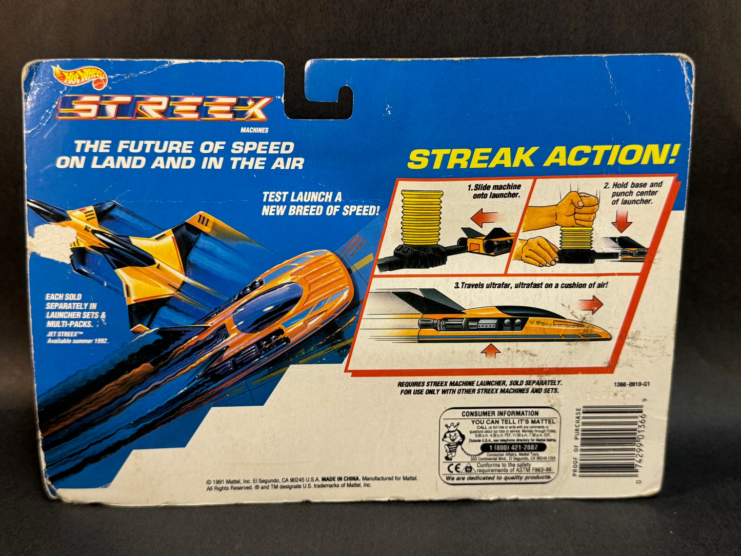 1991 Hot Wheels Streex Machines 4 Machine Multi-Pack