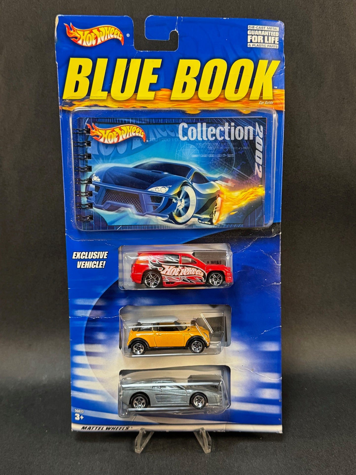 2001 Hot Wheels Blue Book Collection 2002 3 Car Set - Version 3