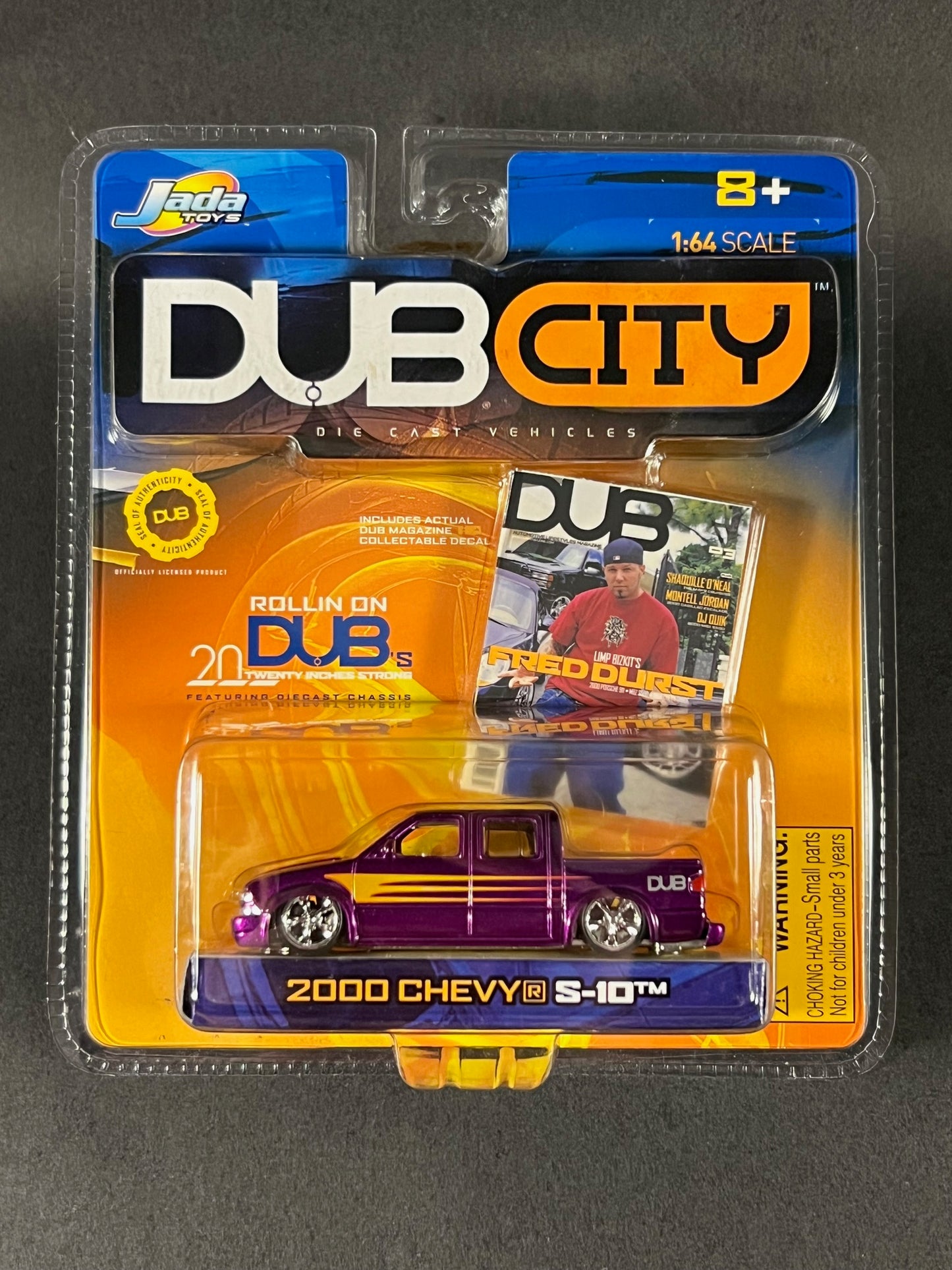 2001 Jada Toys Dub City Fred Durst 2000 Chevy S-10, Purple