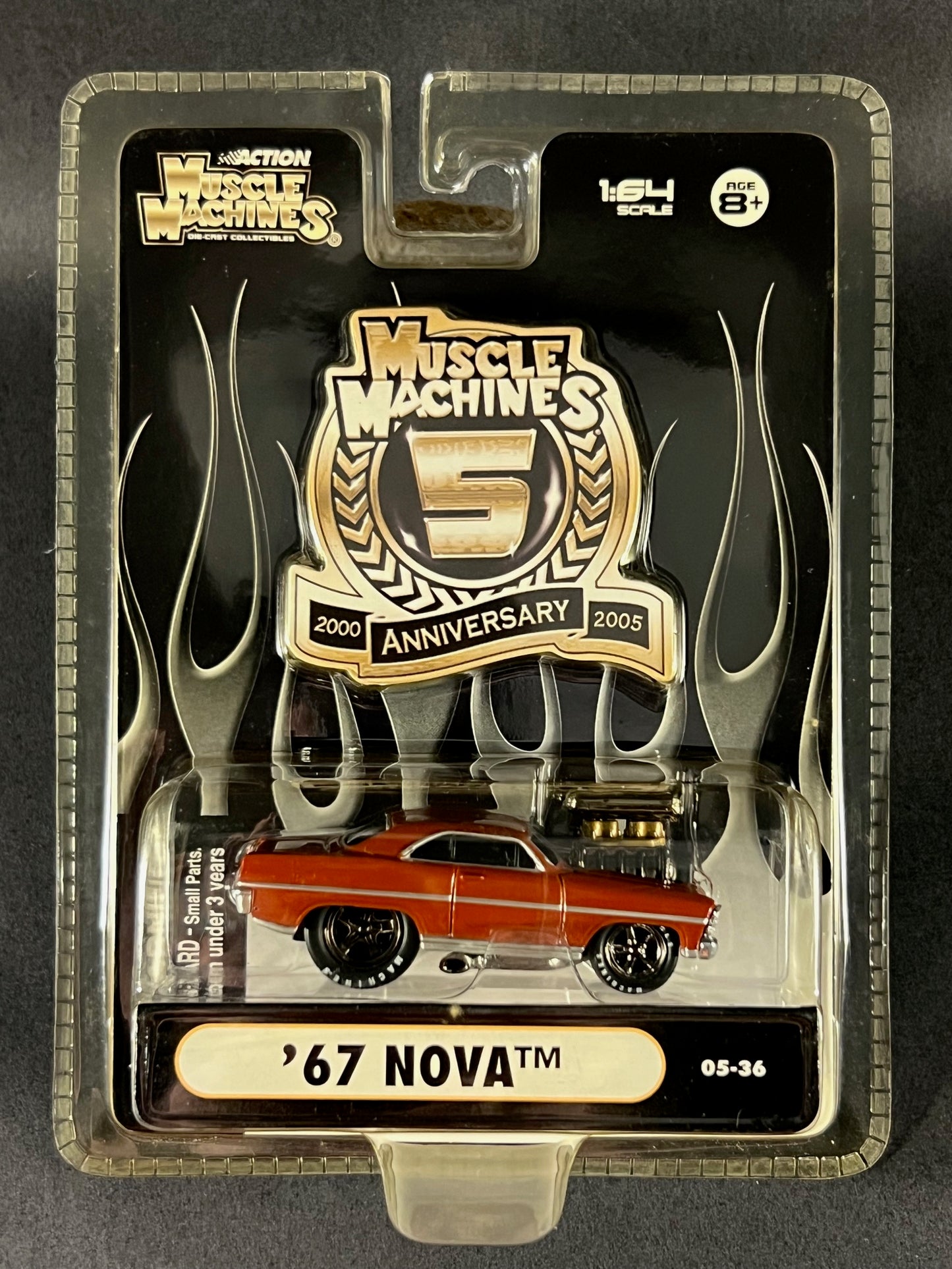 2005 Muscle Machines 5 Year Anniversary 05-36 '67 Nova, Orange