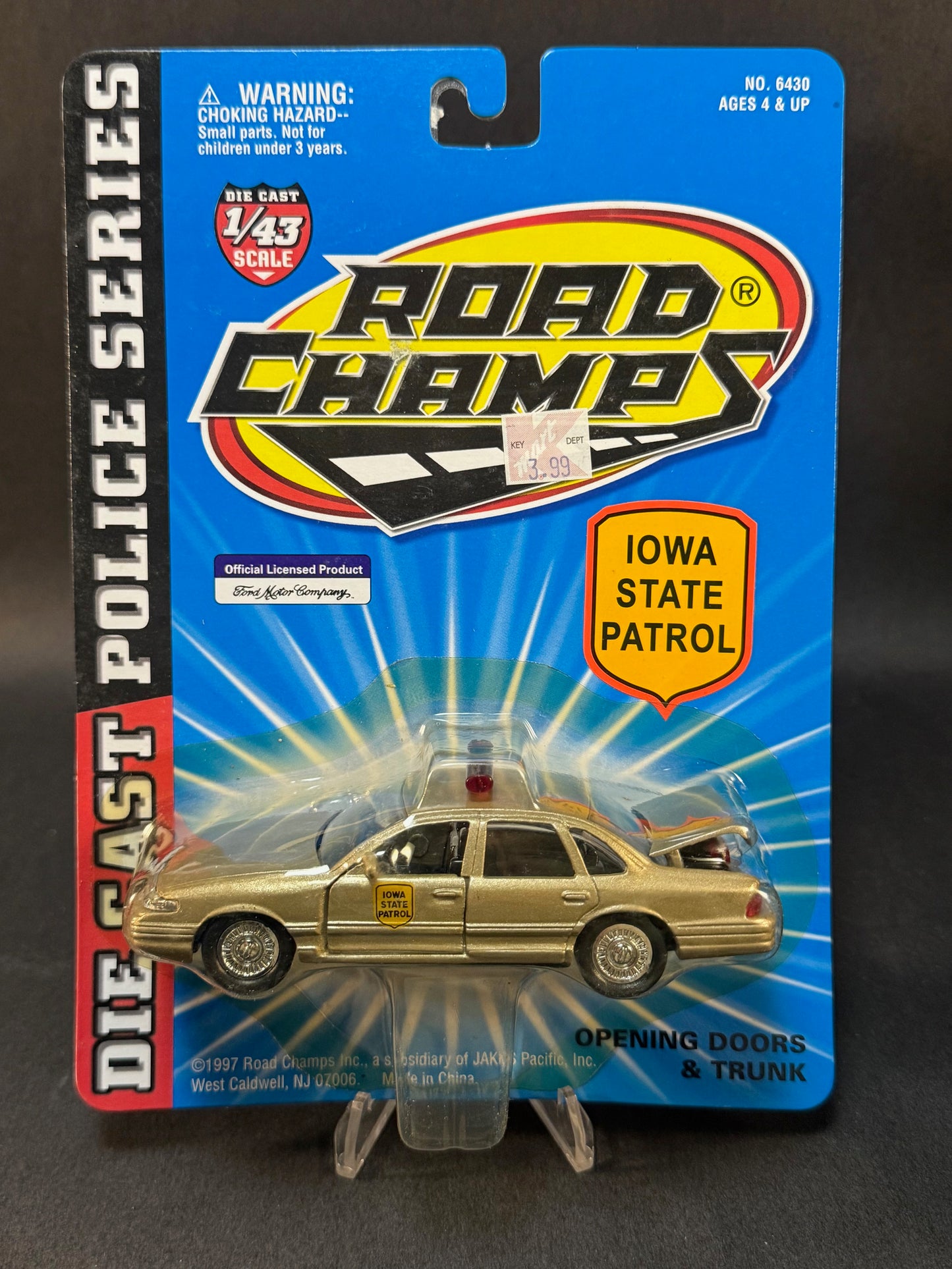 1997 Road Champs Police Series Iowa State Patrol, Gold