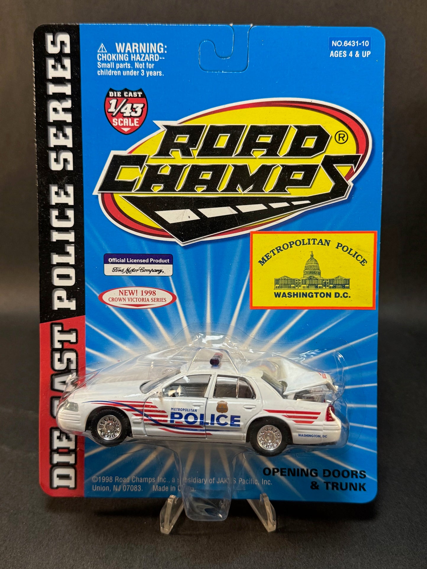 1998 Road Champs Crown Victoria Series Washington DC Metropolitan Police, White