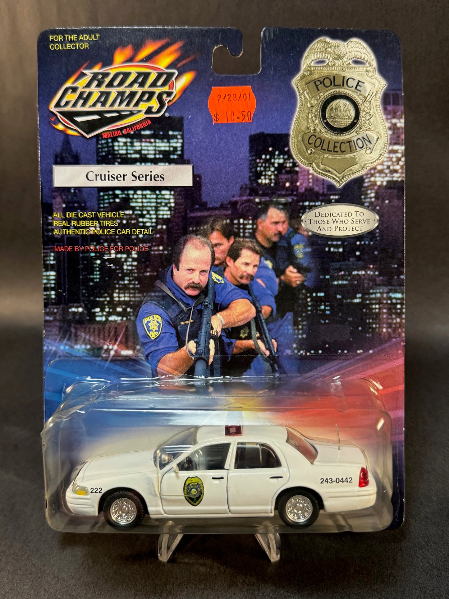 2000 Road Champs Police Collection Cruiser Series Cleveland Ohio Metroparks Ranger, White