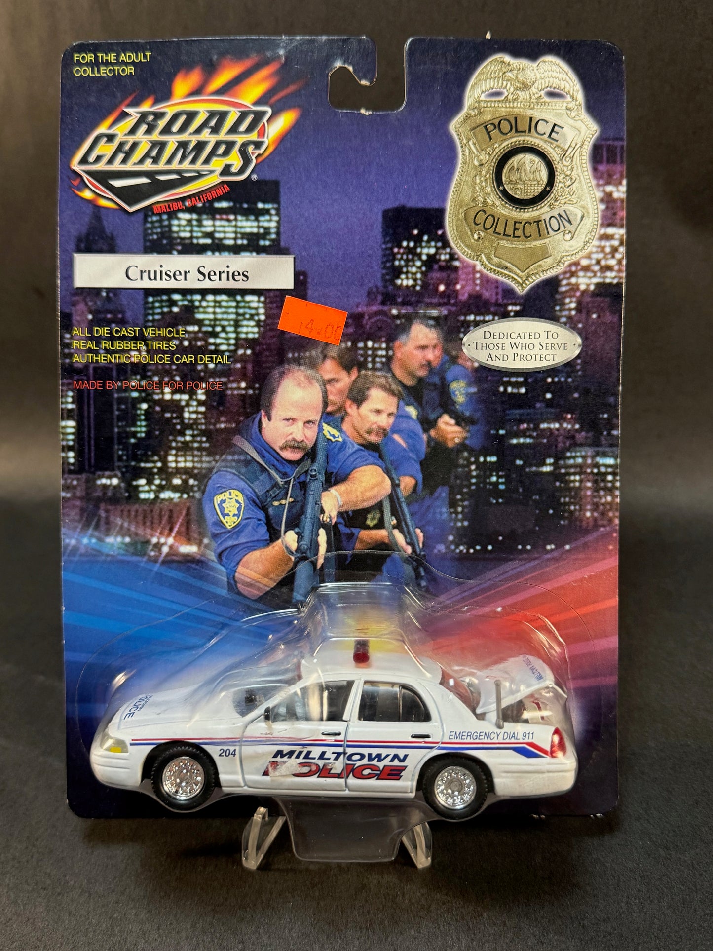 2000 Road Champs Police Collection Cruiser Series Milltown Borough New Jersey Police, White